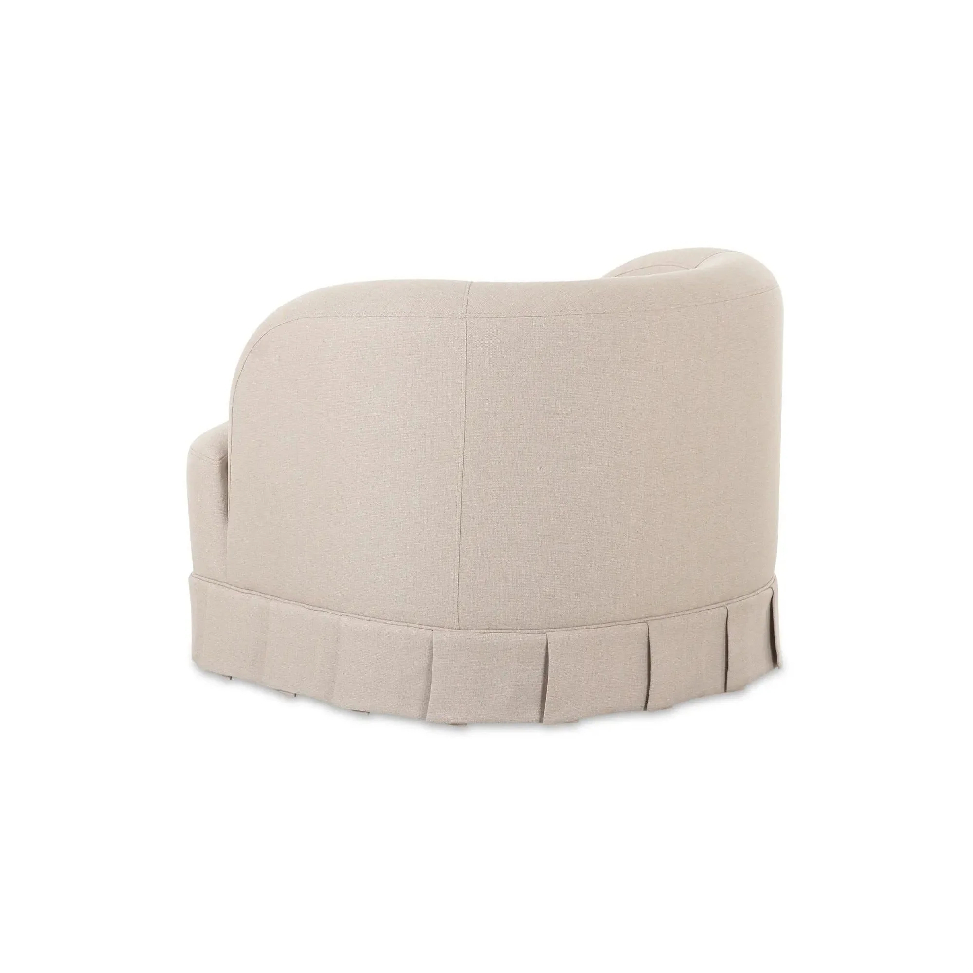 Moe's Home Collection Maren Beige Swivel Chair - Image 9