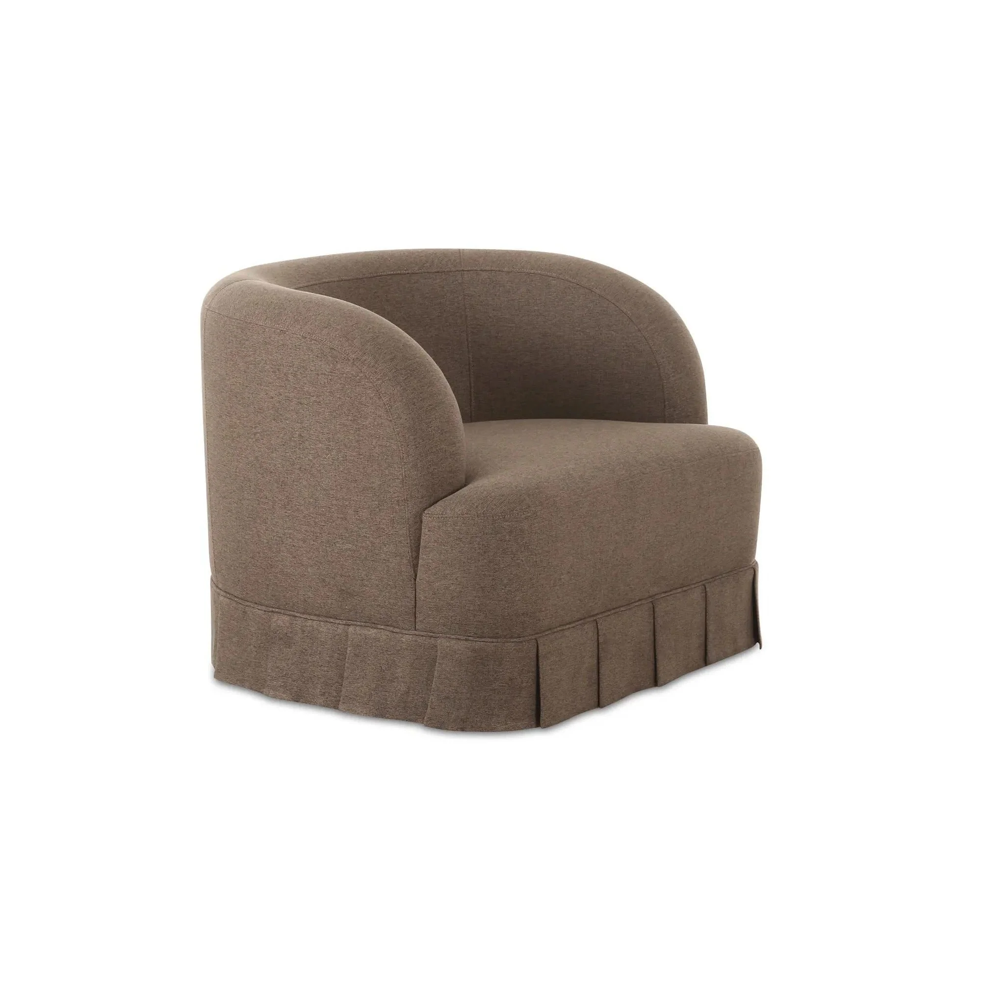 Moe's Home Collection Maren Brown Swivel Chair - Image 2