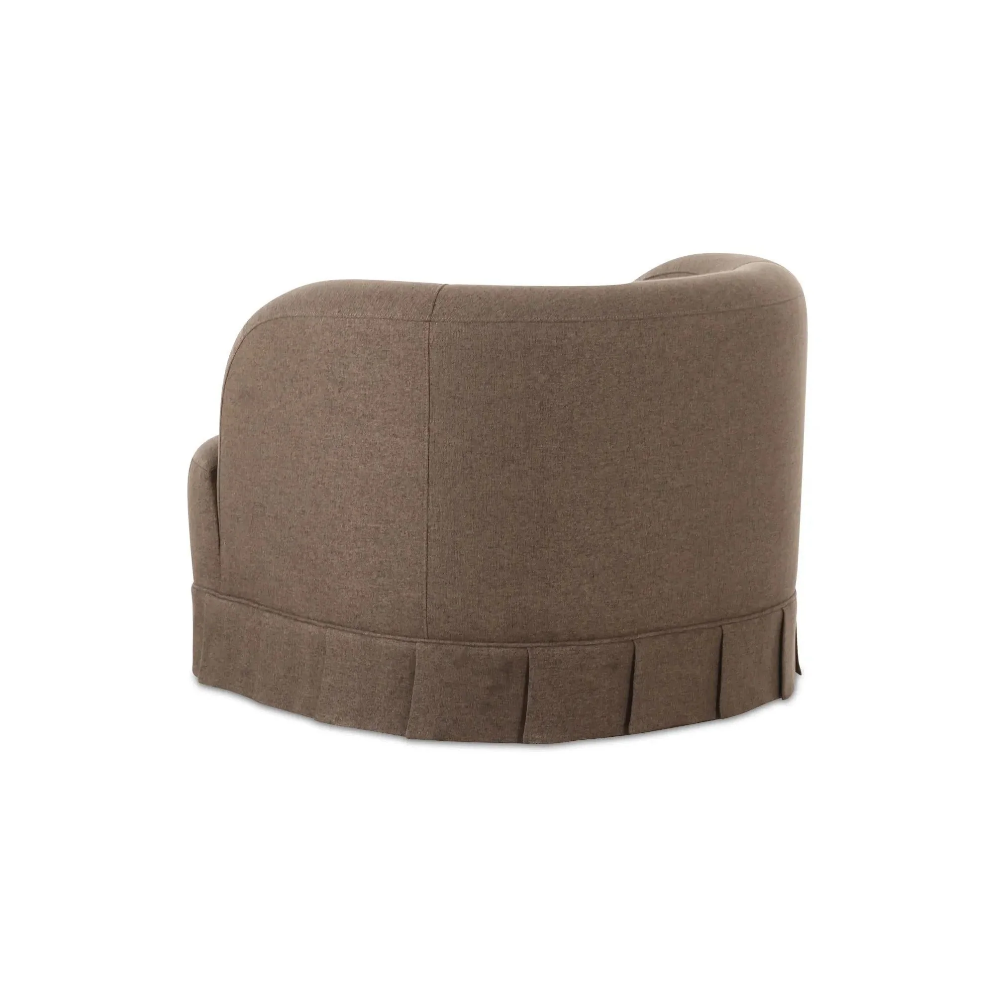 Moe's Home Collection Maren Brown Swivel Chair - Image 3