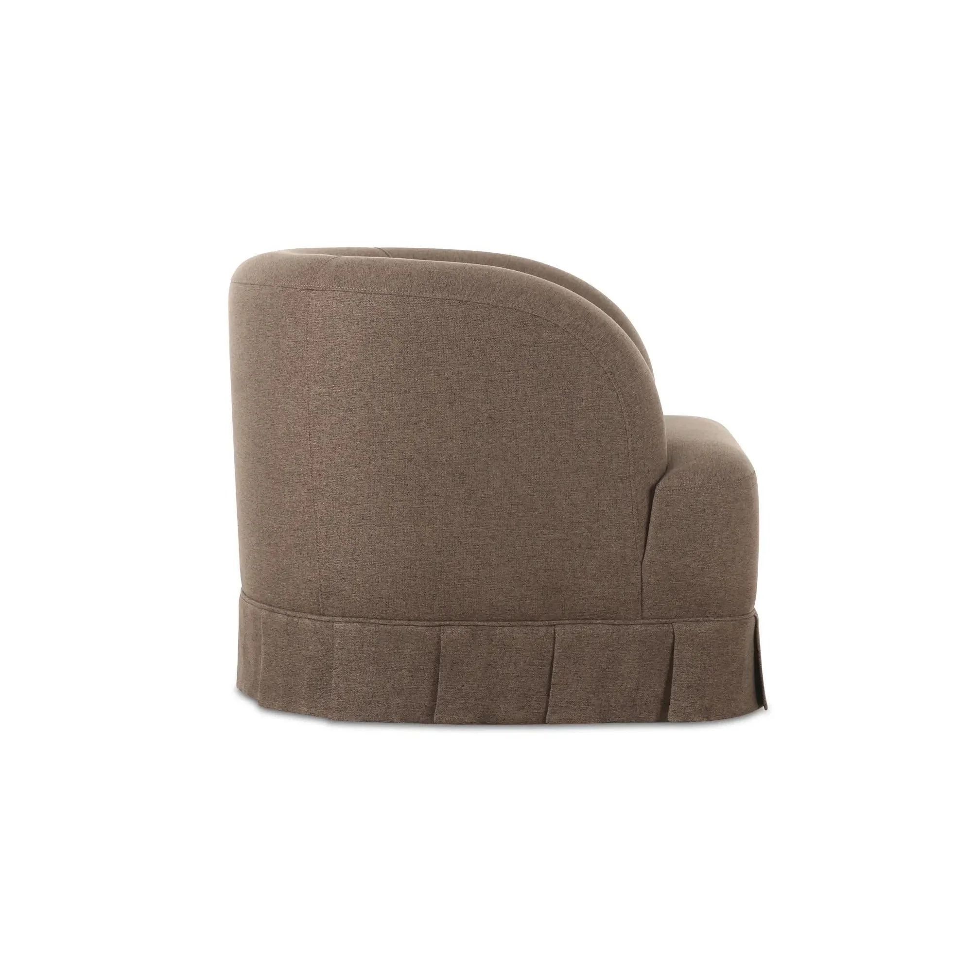 Moe's Home Collection Maren Brown Swivel Chair - Image 4