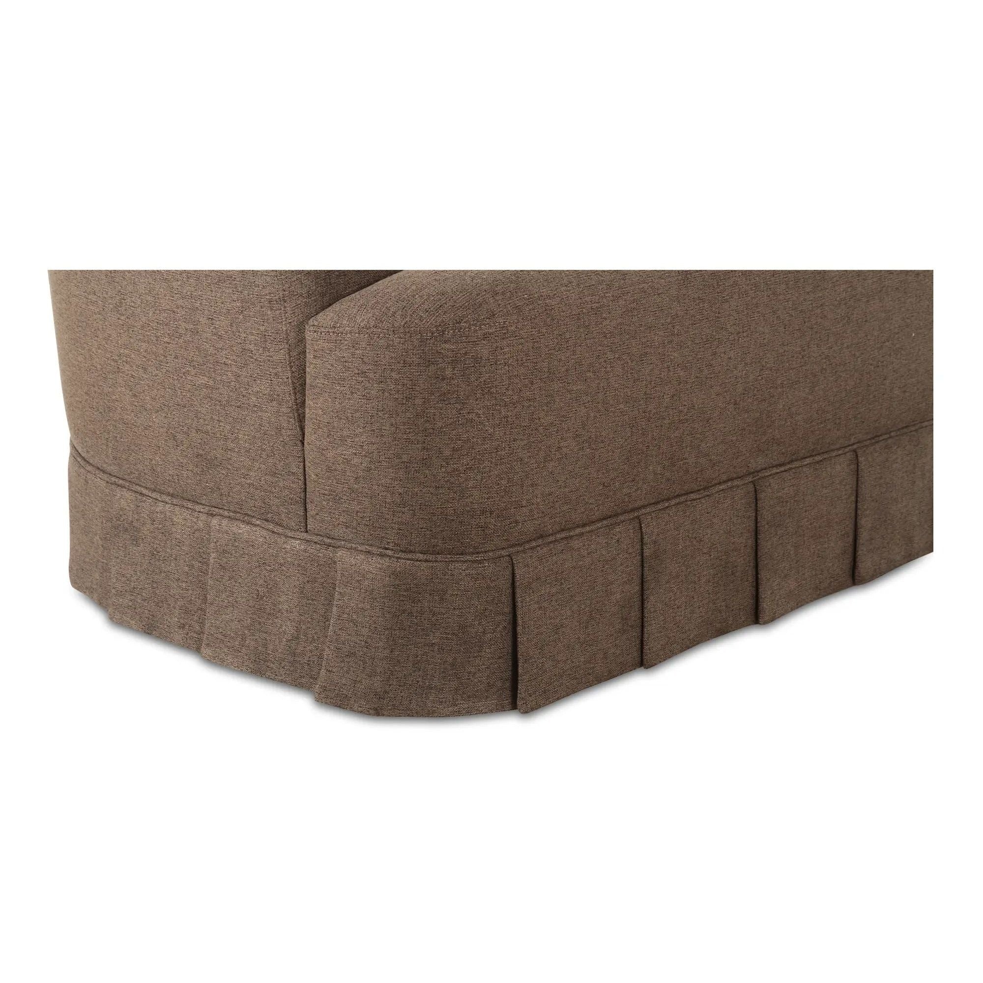 Moe's Home Collection Maren Brown Swivel Chair - Image 8