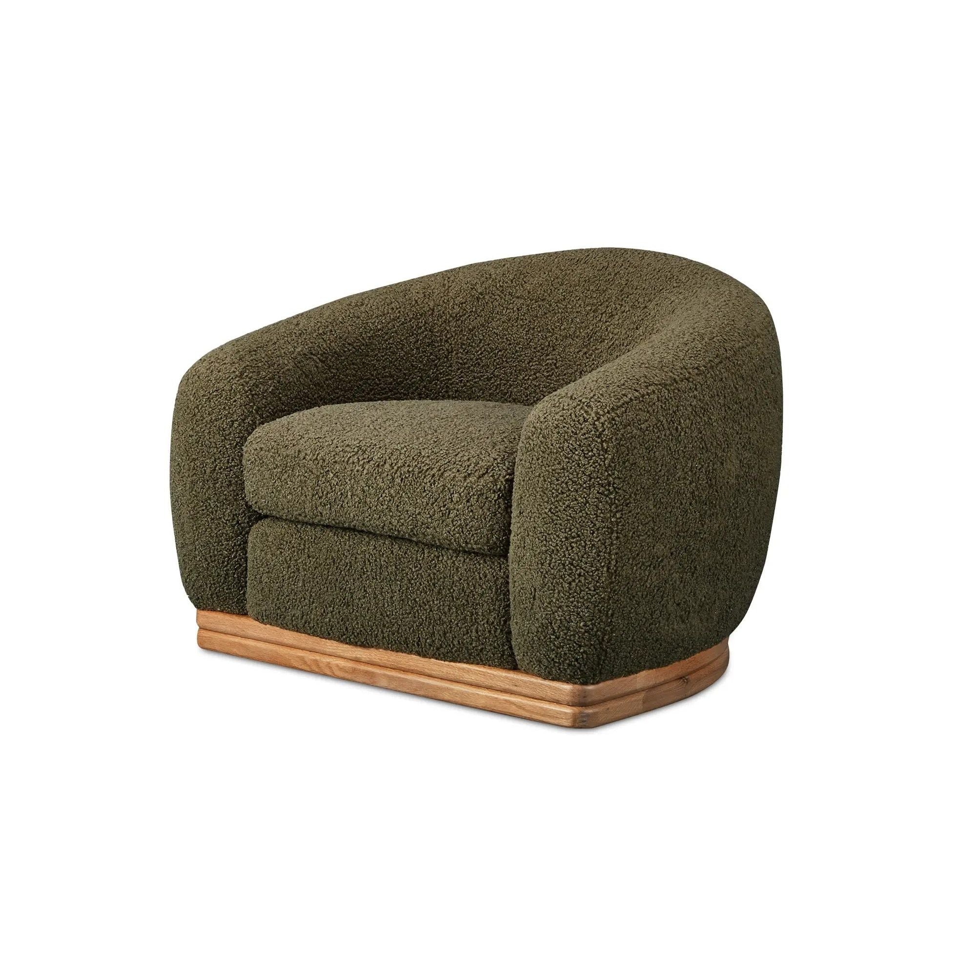 Moe's Home Collection Marlowe Sage Lounge Chair - Image 3