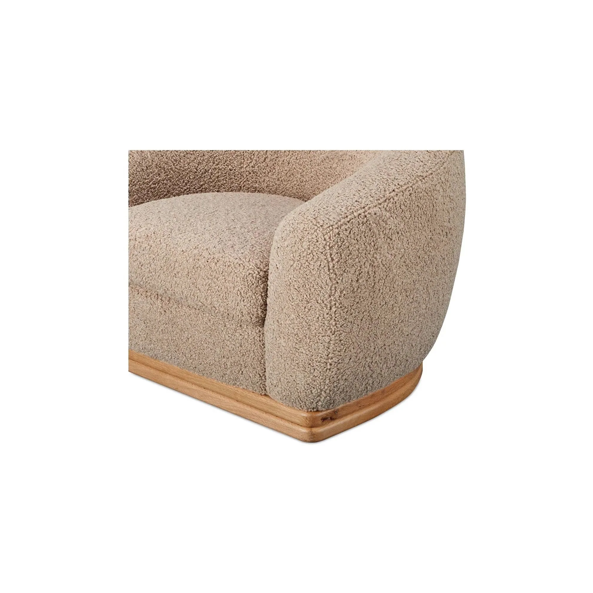 Moe's Home Collection Marlowe Taupe Lounge Chair - Image 6