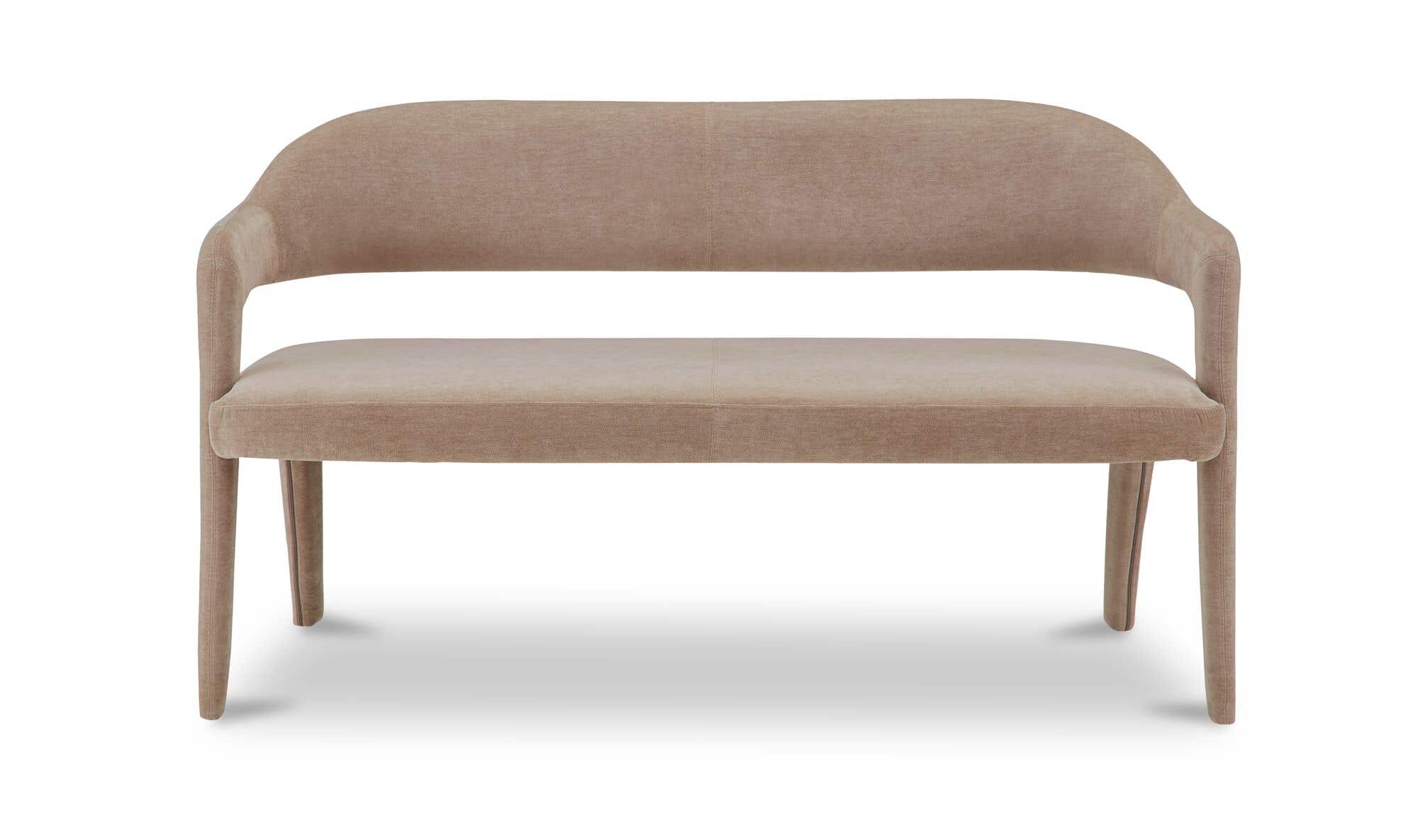 Moe's Home Martens Dining Bench Camel