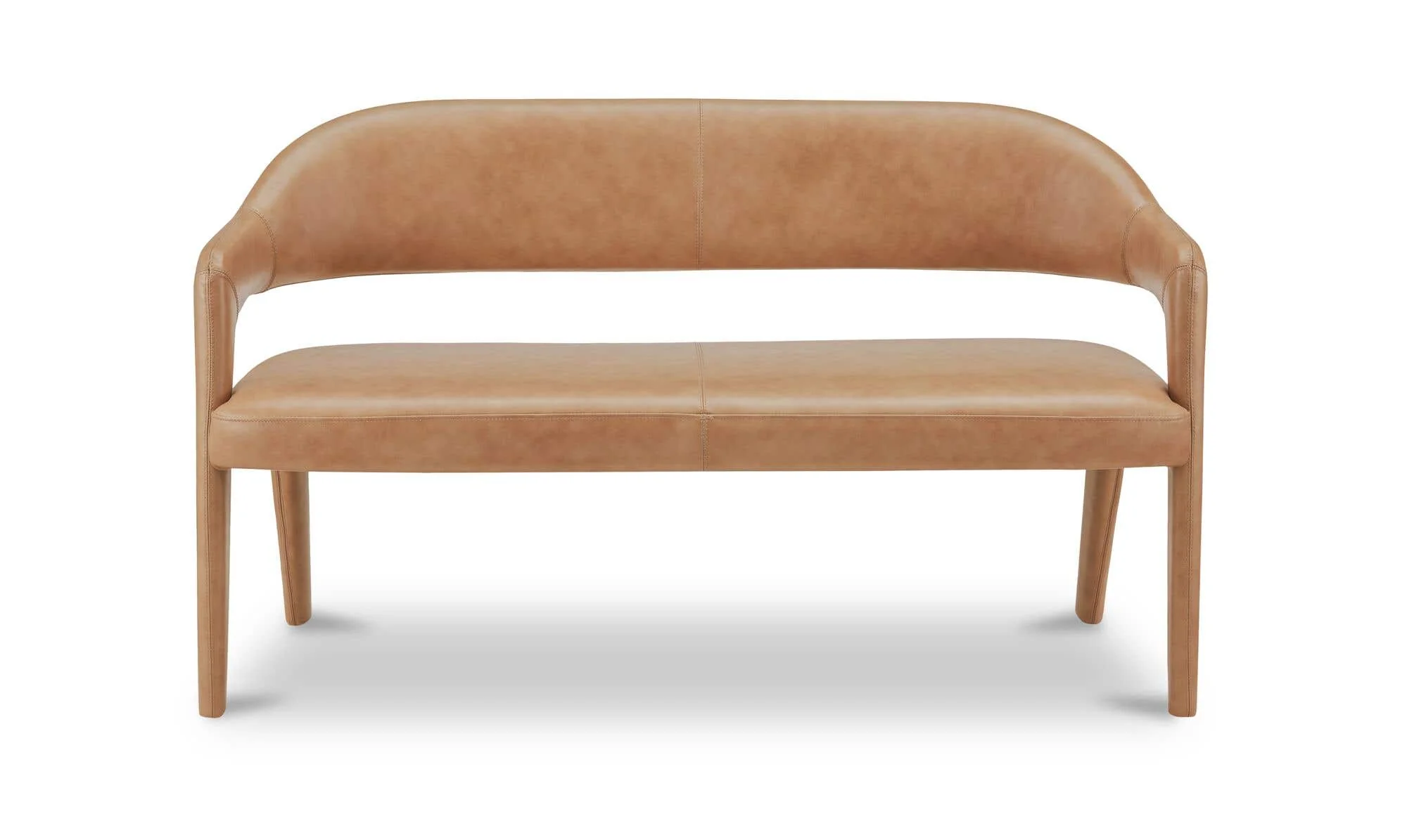 Moe's Home Martens Dining Bench Tan Leather