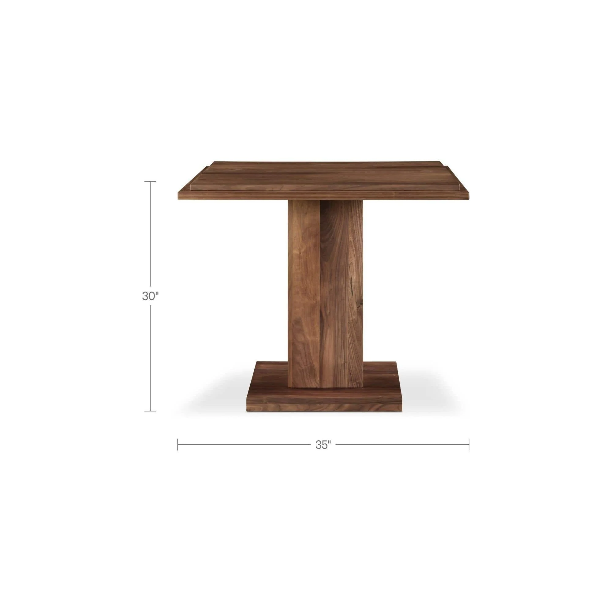 Moe's Home May Cafe Table Walnut - Image 8
