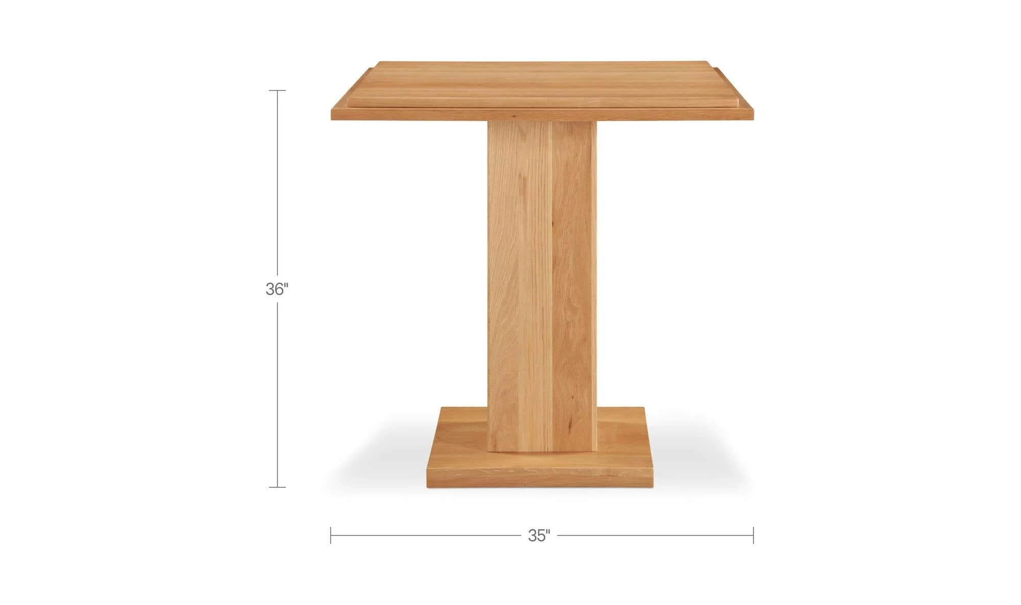 Moe's Home May Counter Table Natural Oak - Image 5