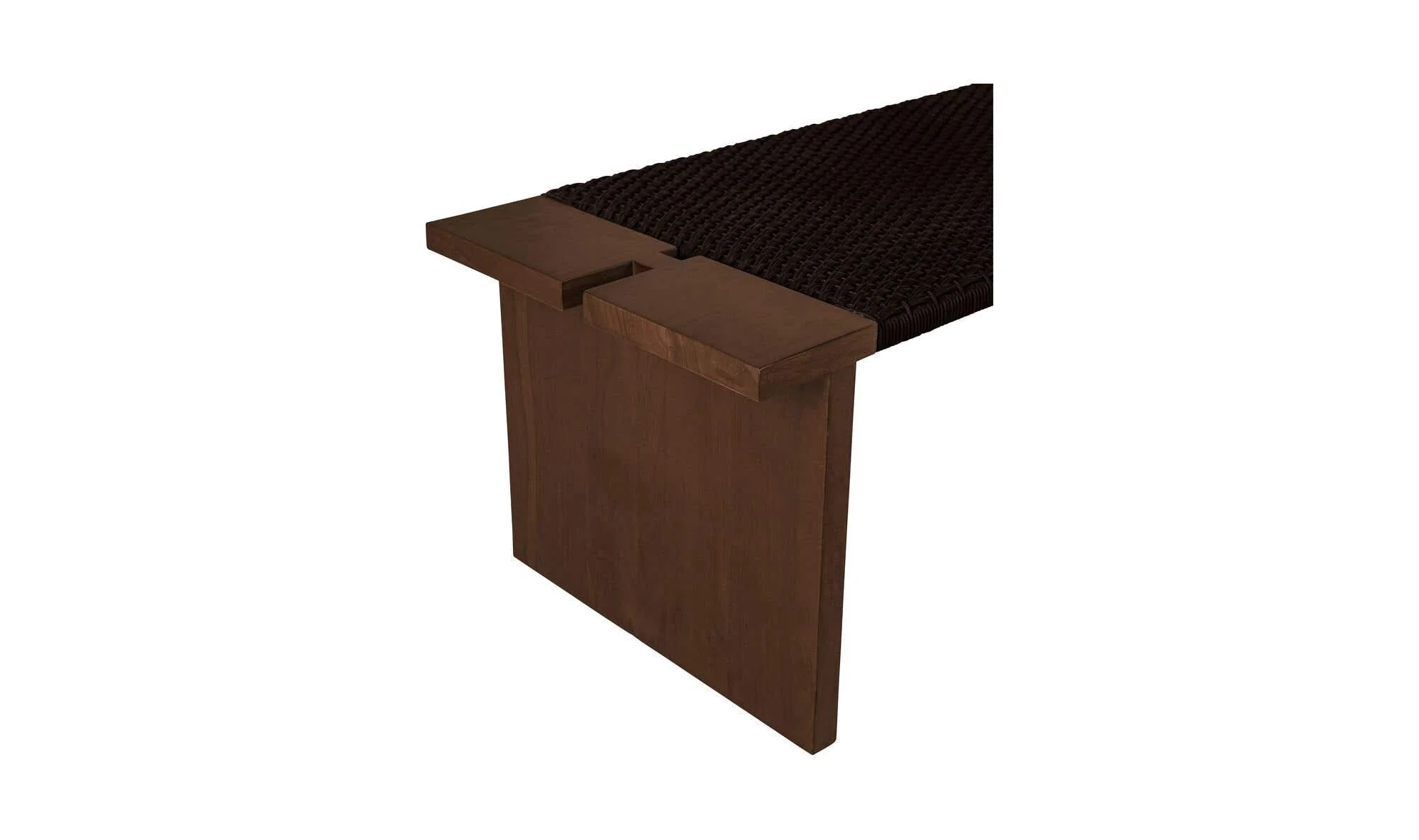 Moe's Home Merritt Outdoor Bench Dark Brown - Image 4