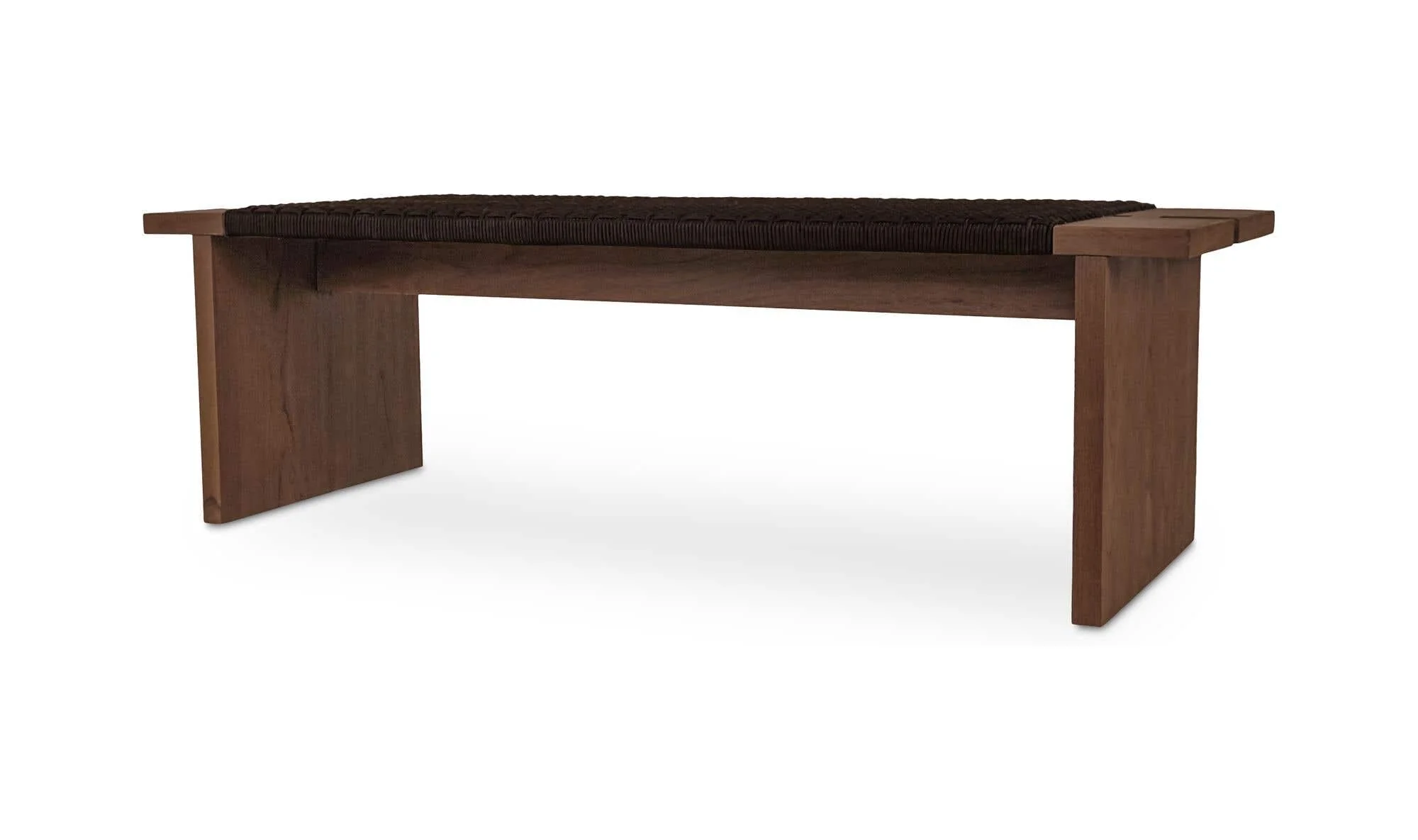 Moe's Home Merritt Outdoor Bench Dark Brown - Image 6