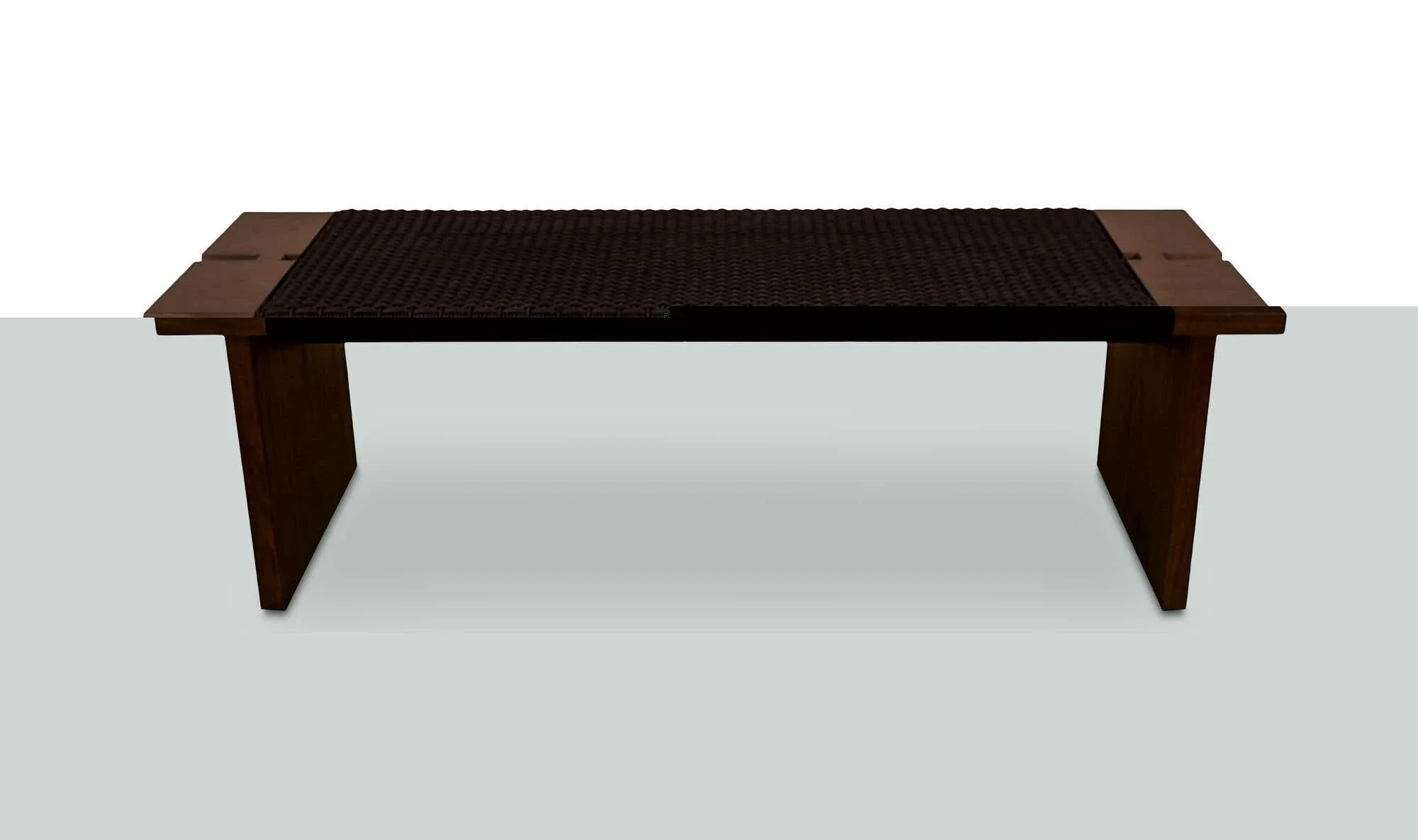 Moe's Home Merritt Outdoor Bench Dark Brown - Image 7