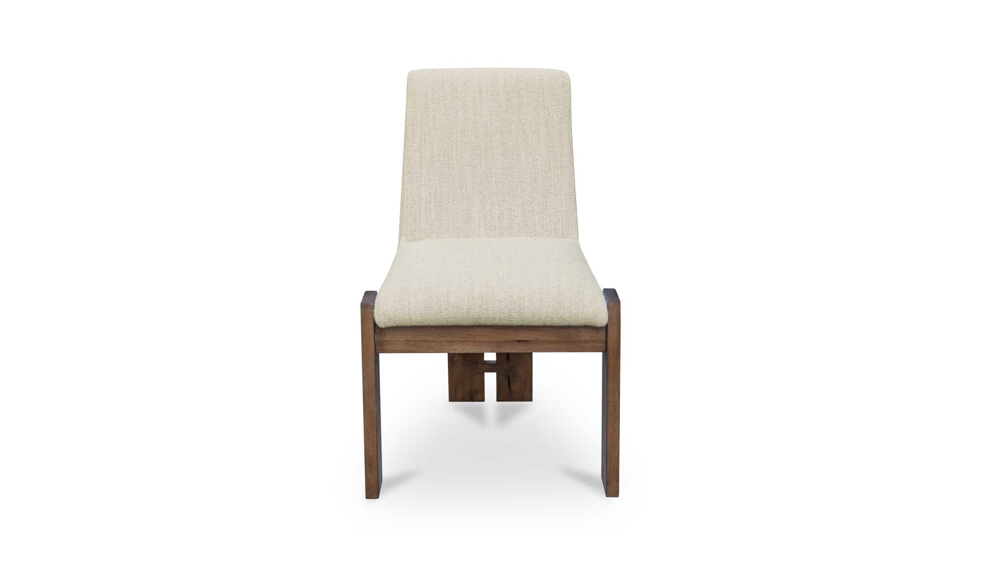 Moe's Home Mia Dining Chair Beige-Set of Two - Image 5