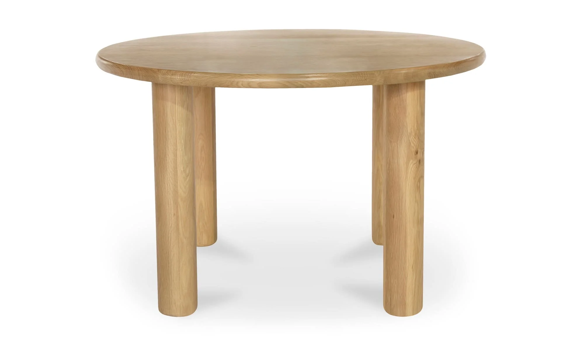 Moe's Home Milo Round Dining Table Oak