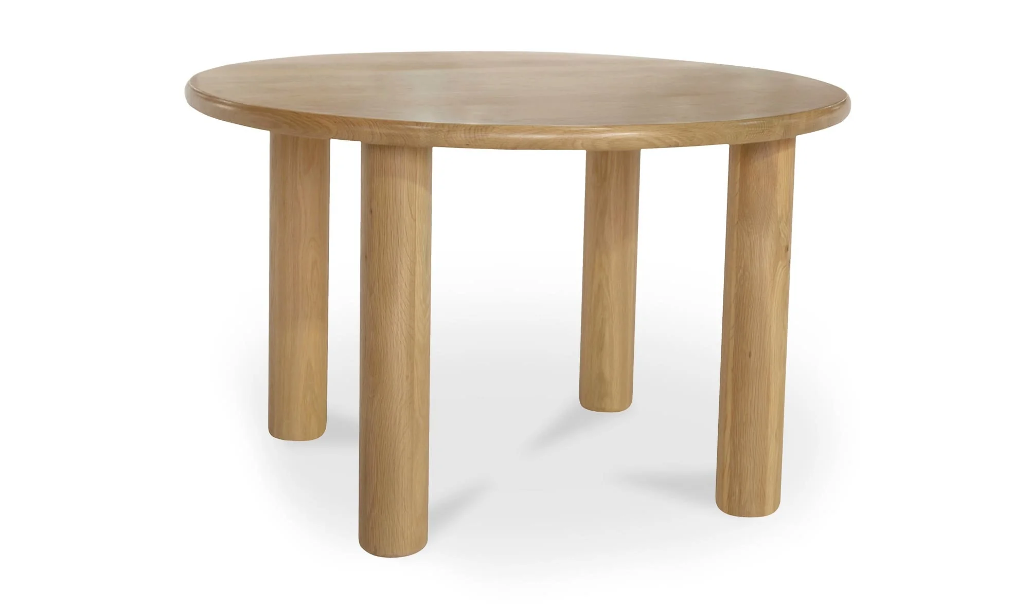 Moe's Home Milo Round Dining Table Oak - Image 3