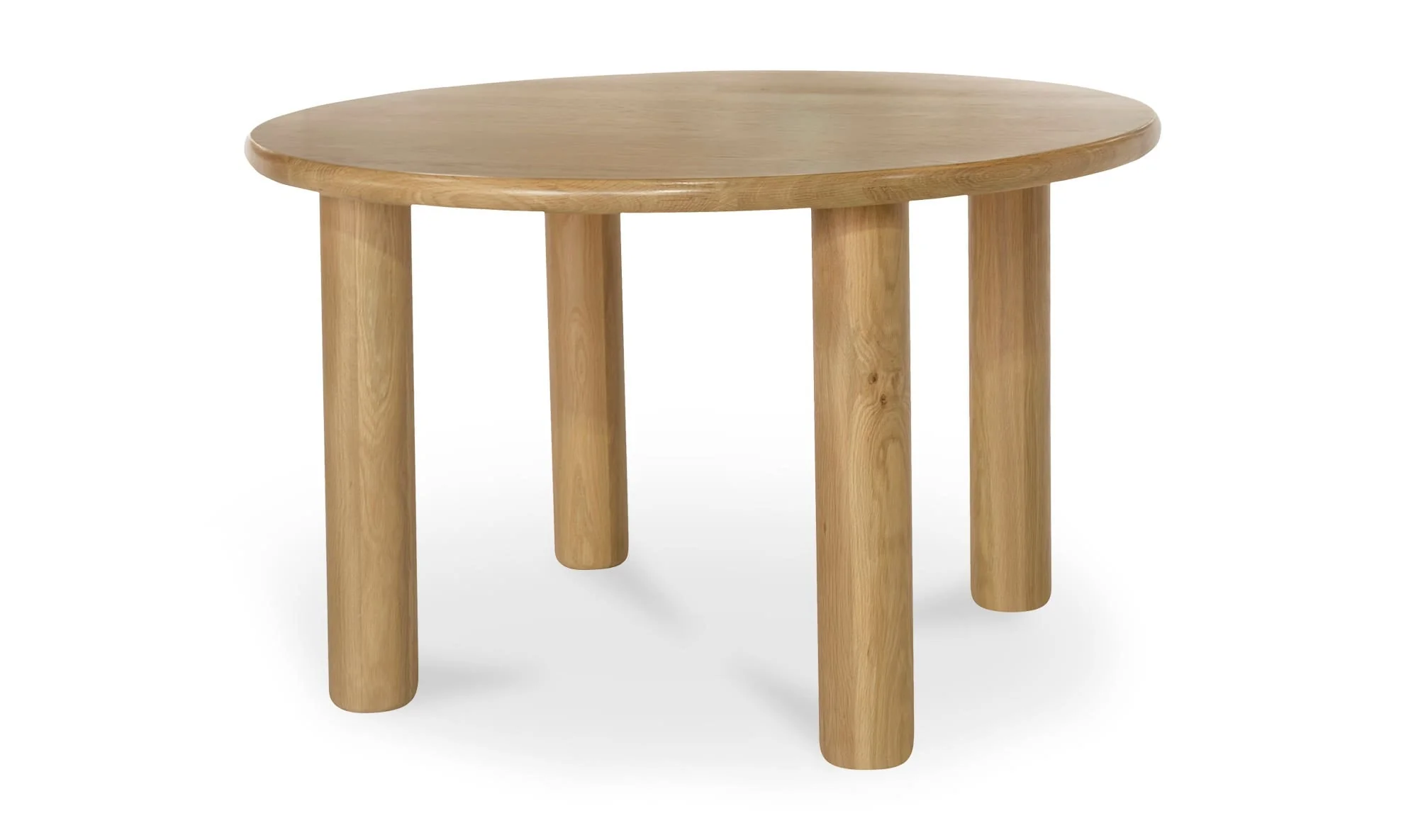 Moe's Home Milo Round Dining Table Oak - Image 4