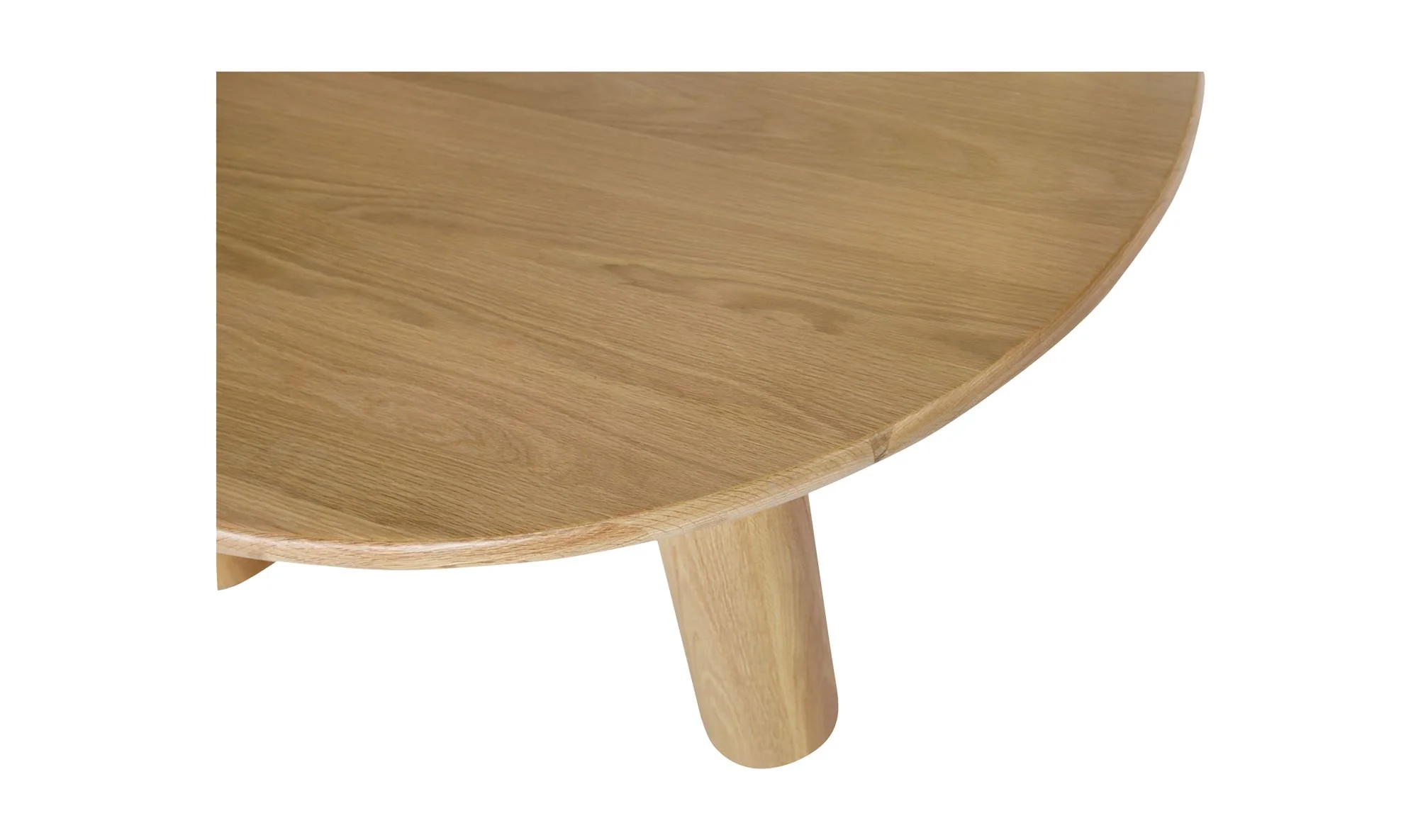 Moe's Home Milo Round Dining Table Oak - Image 6