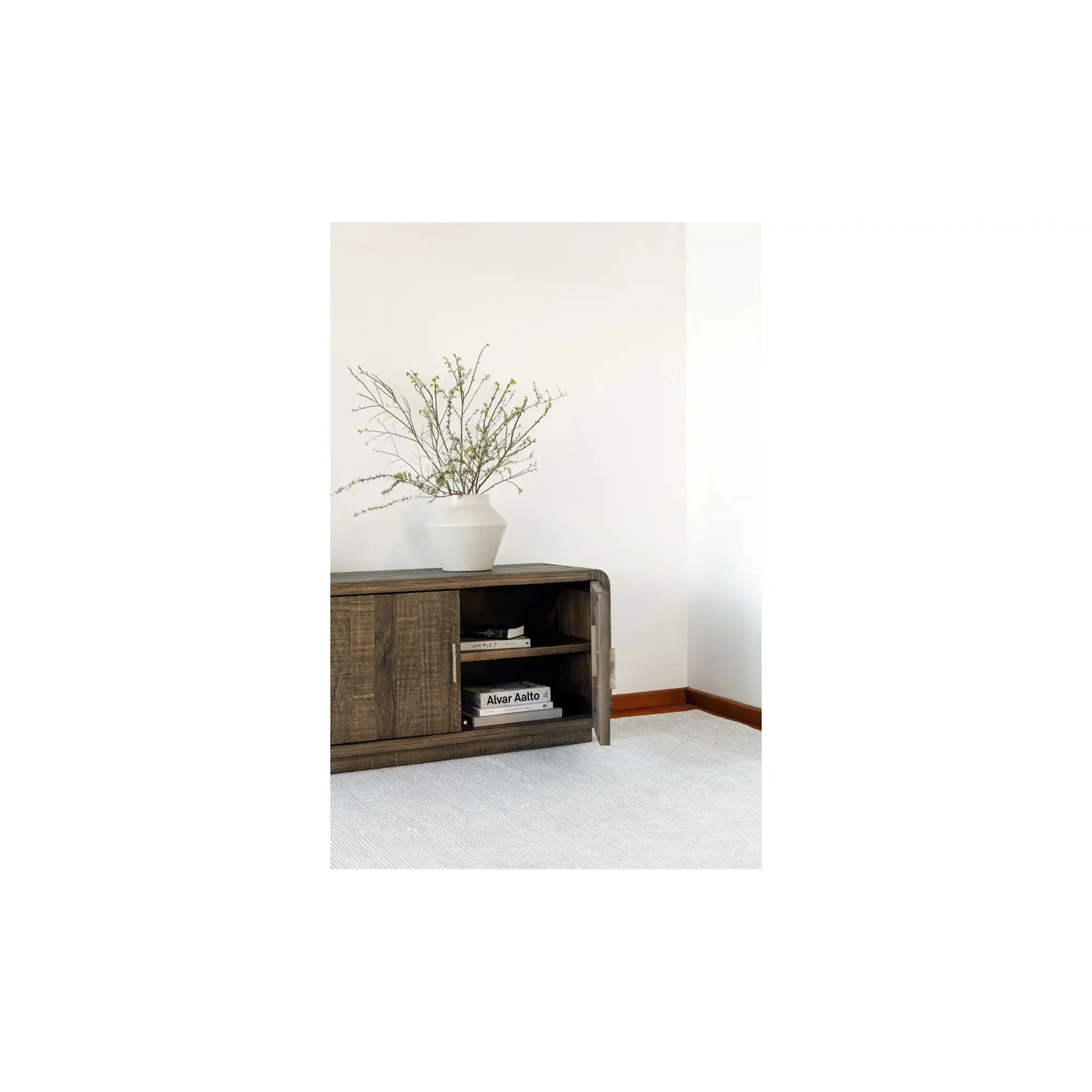 Moe's Home Collection Monterey Aged Brown Media Cabinet - Image 6