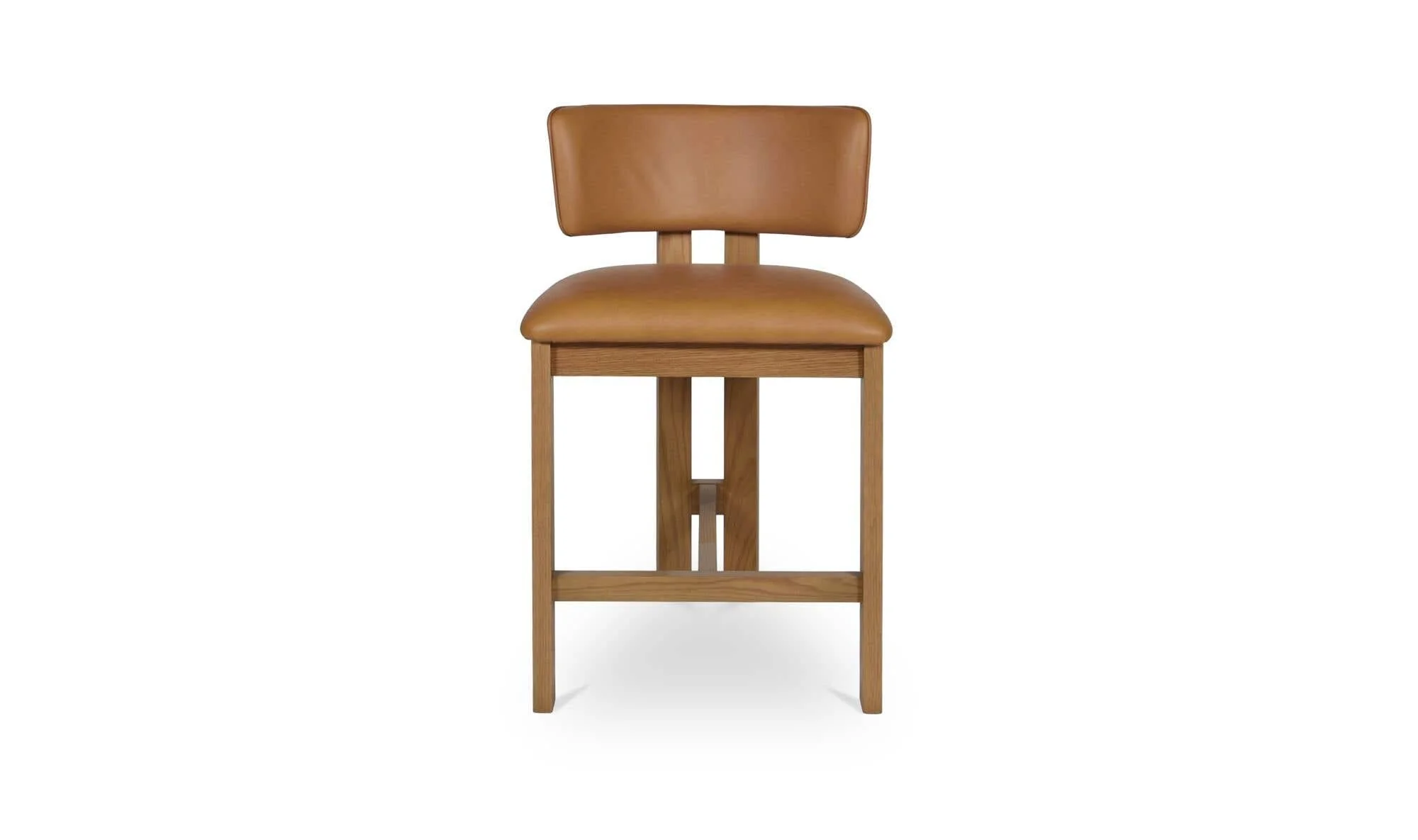 Moe's Home Morel Counter Stool Brown Leather