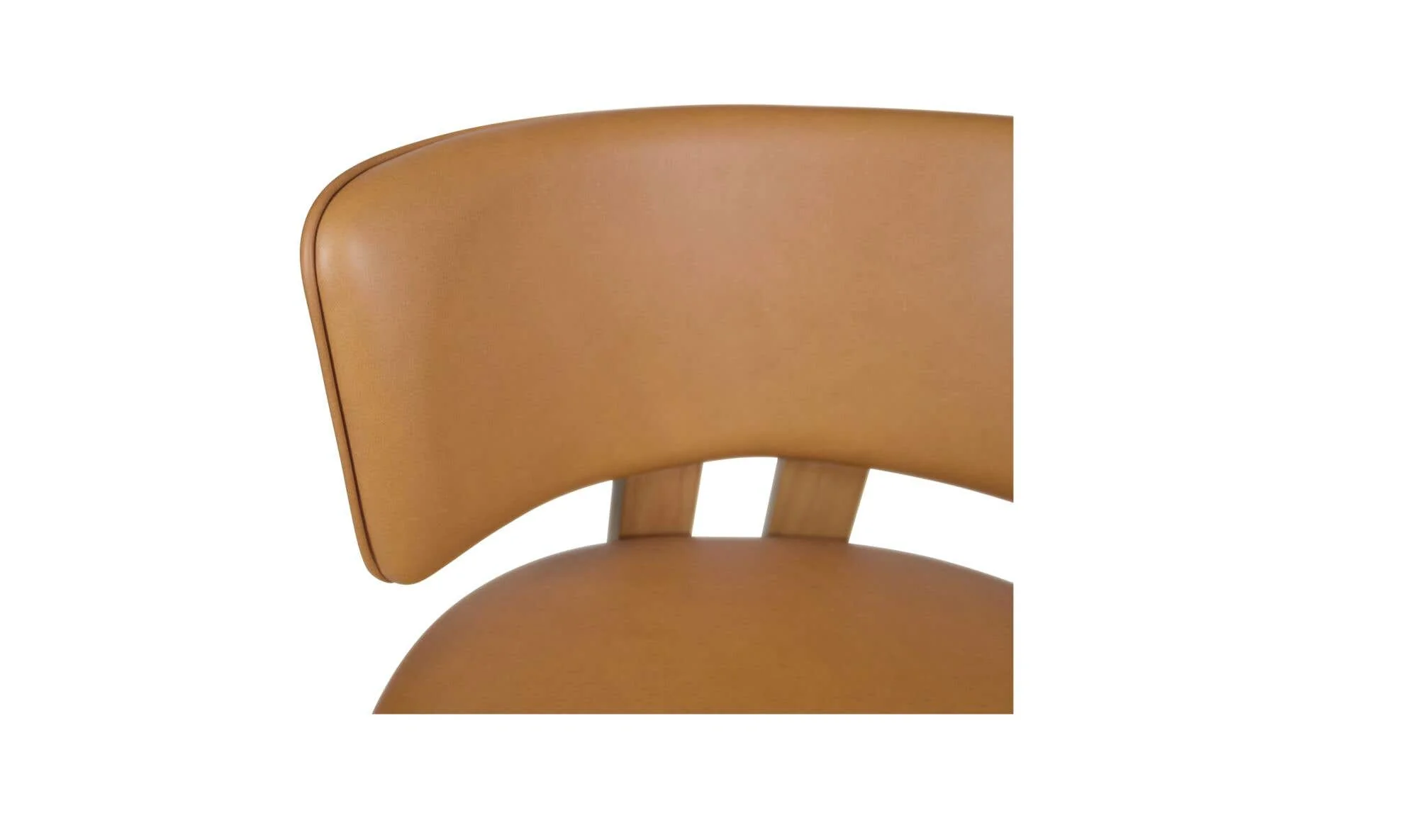 Moe's Home Morel Counter Stool Brown Leather - Image 7