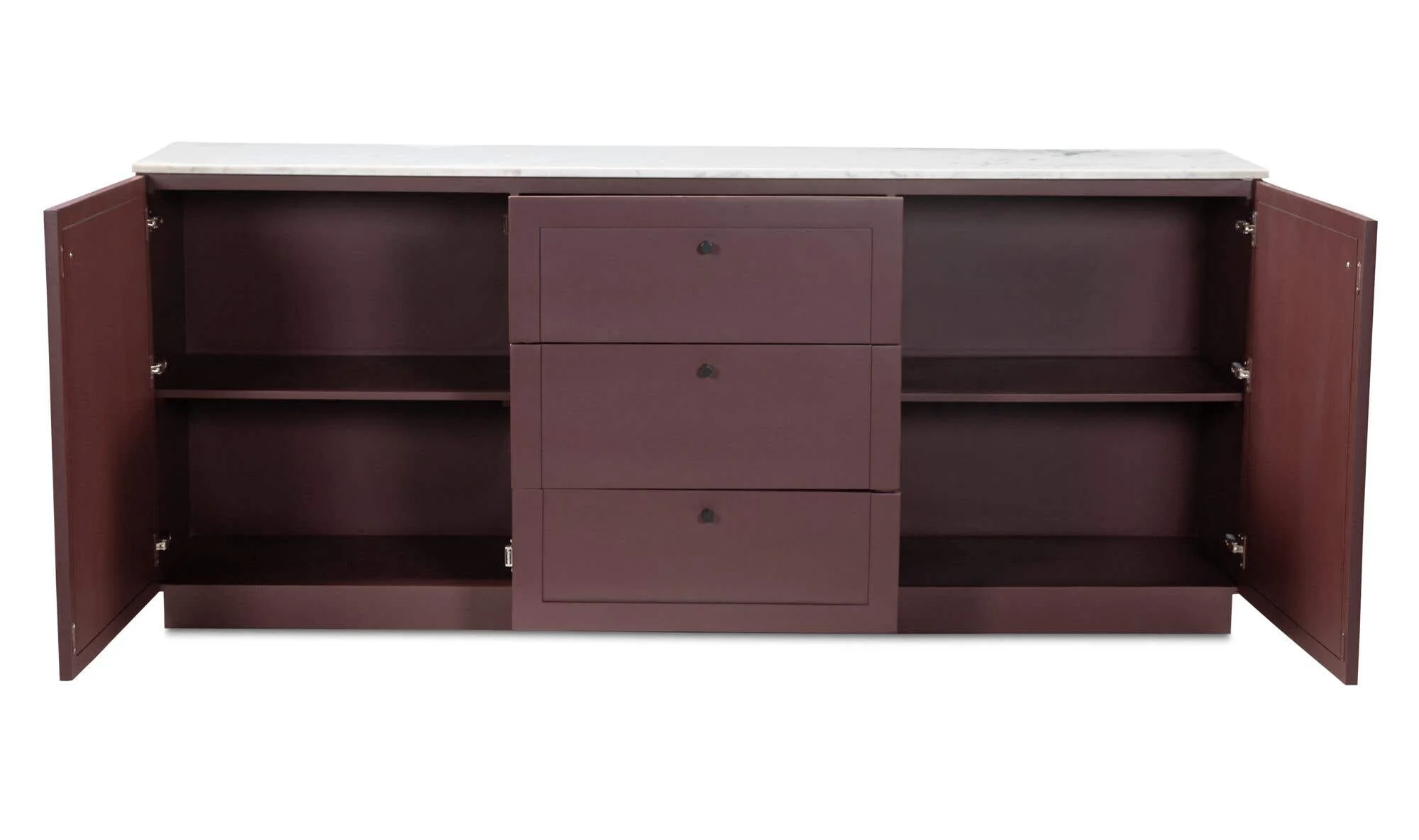 Moe's Home Nadine Sideboard Deep Burgundy - Image 10