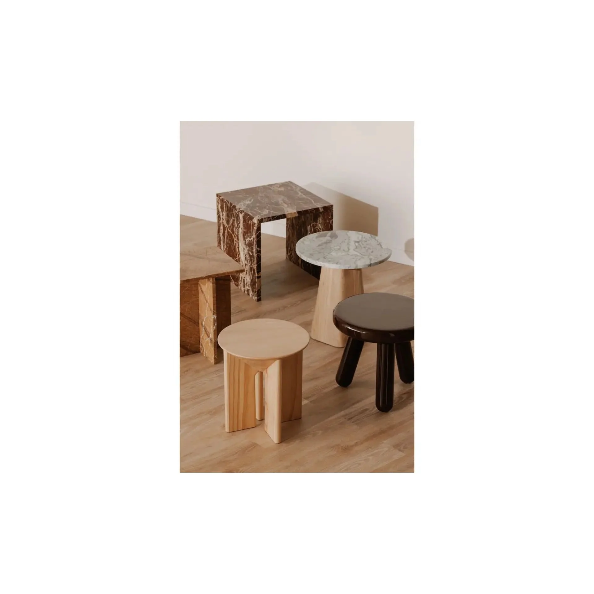Moe's Home Collection Nekko Natural Accent Table - Image 3