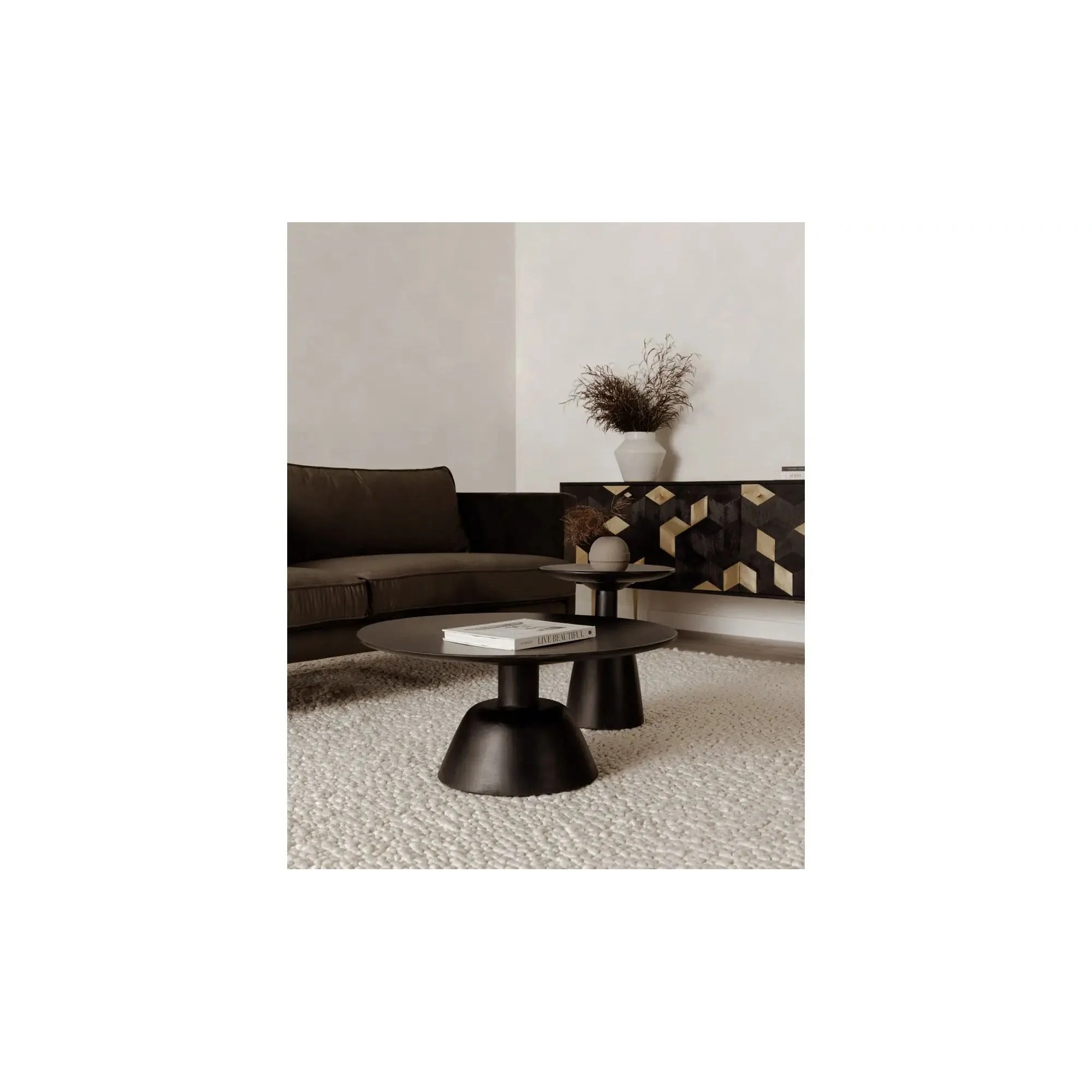 Moe's Home Collection Nels Black End Table - Image 2