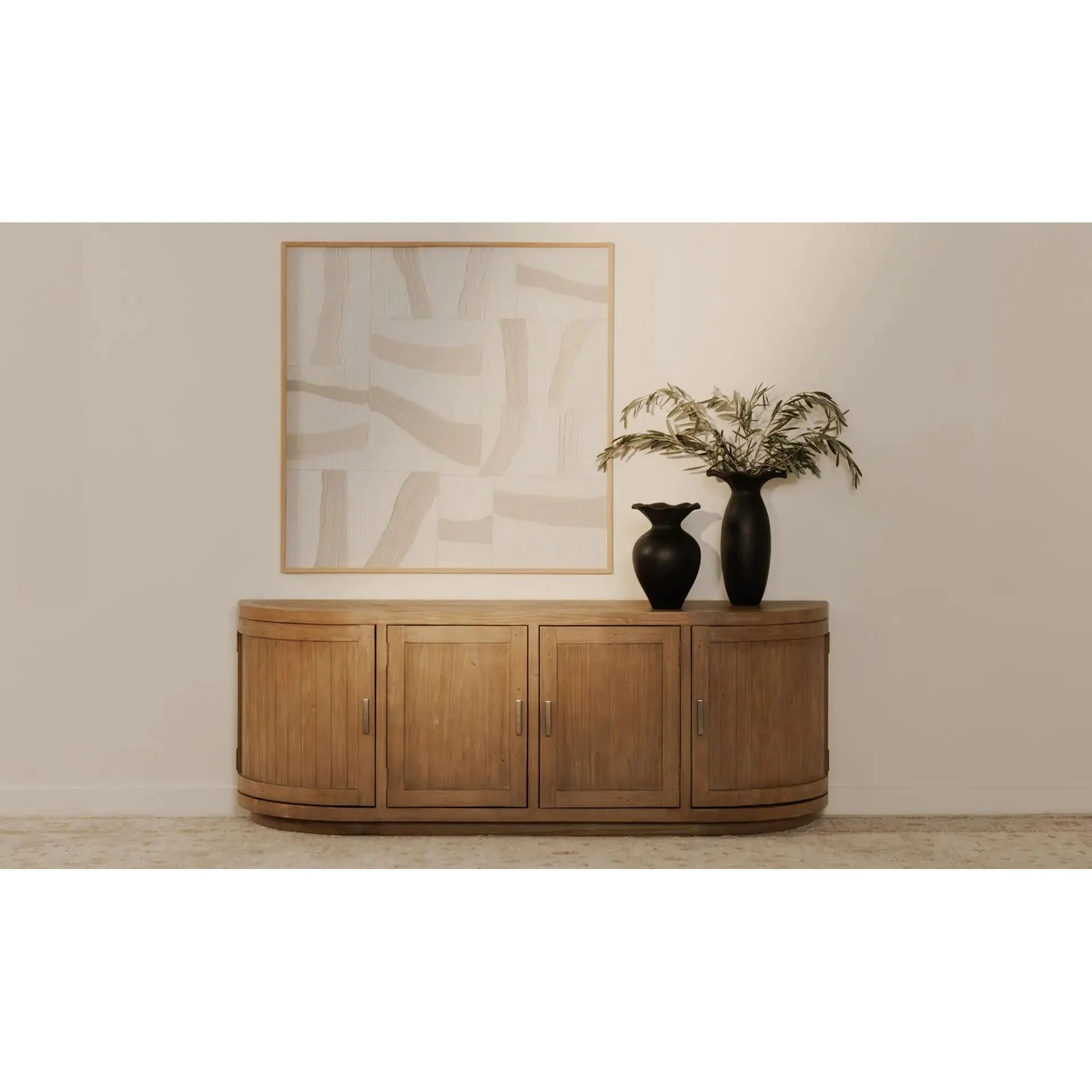 Moe's Home Collection Nicola Media Cabinet ~ Natural Finish - Image 2