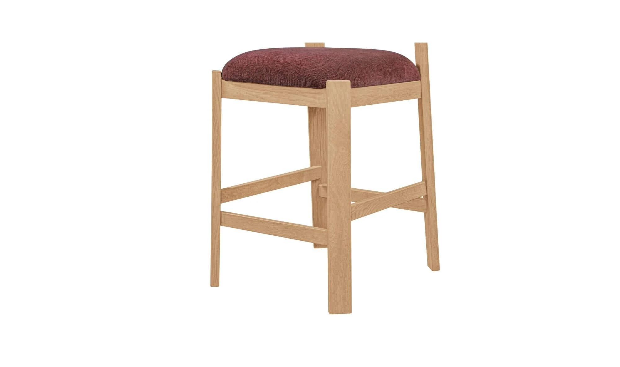 Moe's Home Oli Counter Stool Berry - Image 6