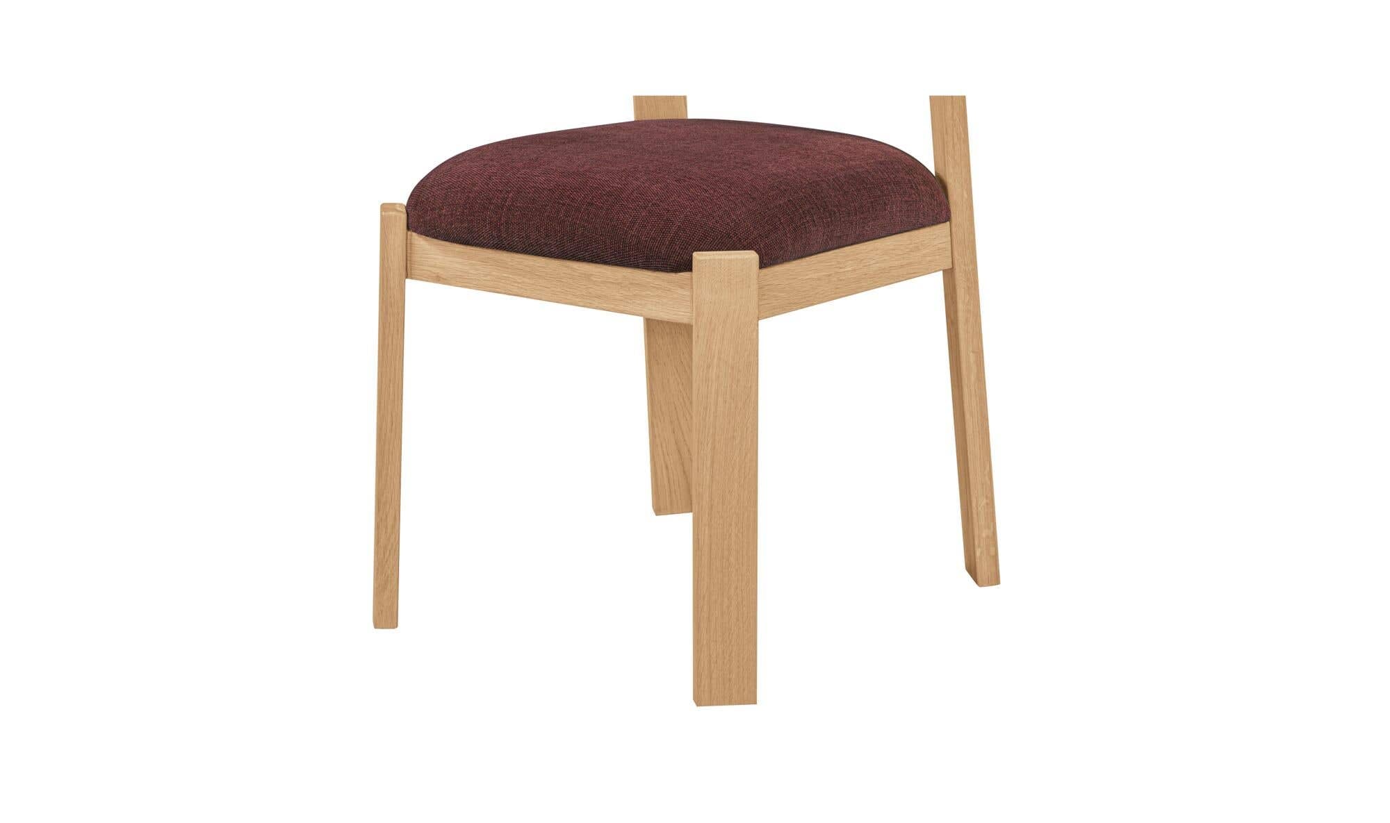 Moe's Home Oli Dining Chair Berry-Set of Two - Image 6