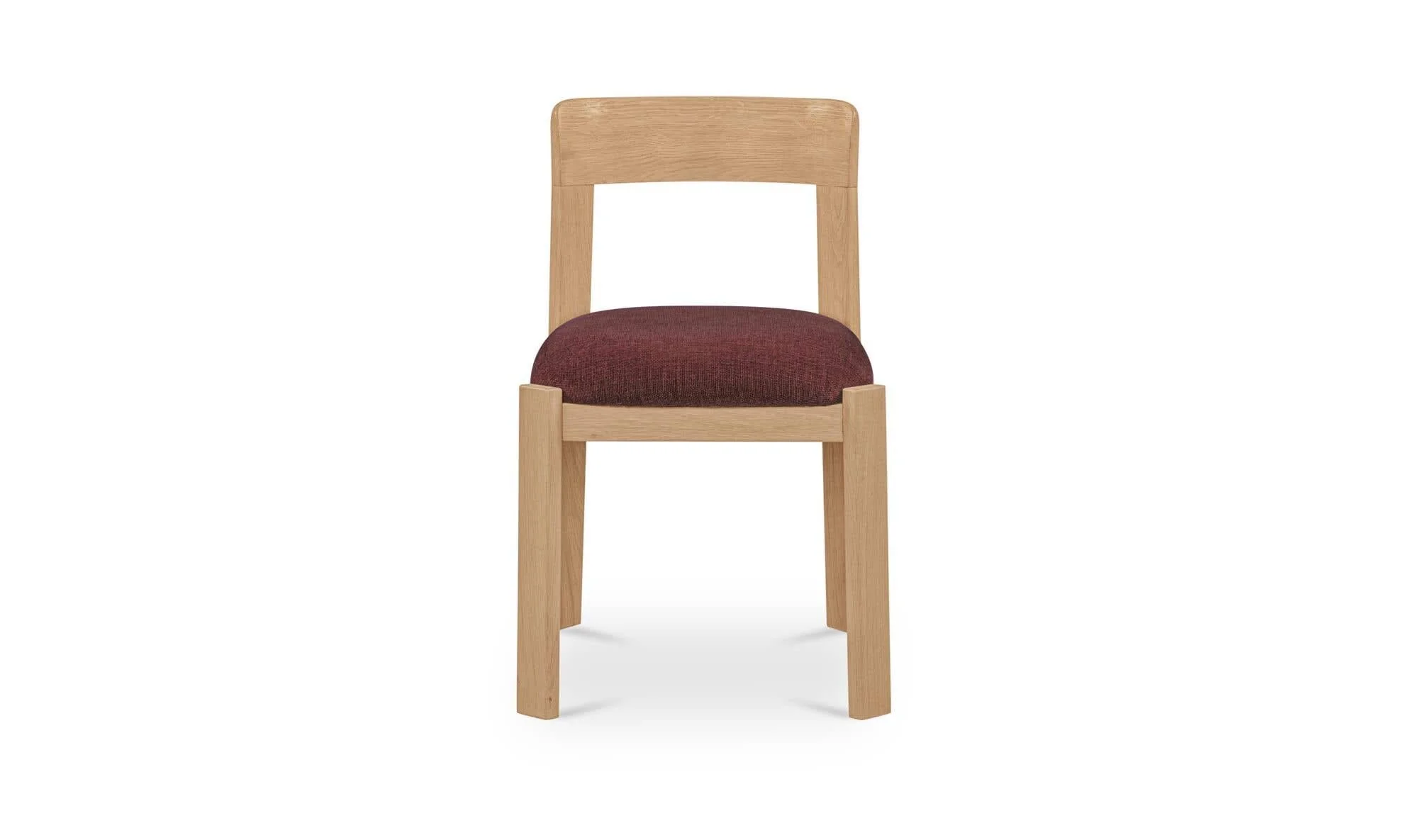 Moe's Home Oli Dining Chair Berry-Set of Two - Image 8