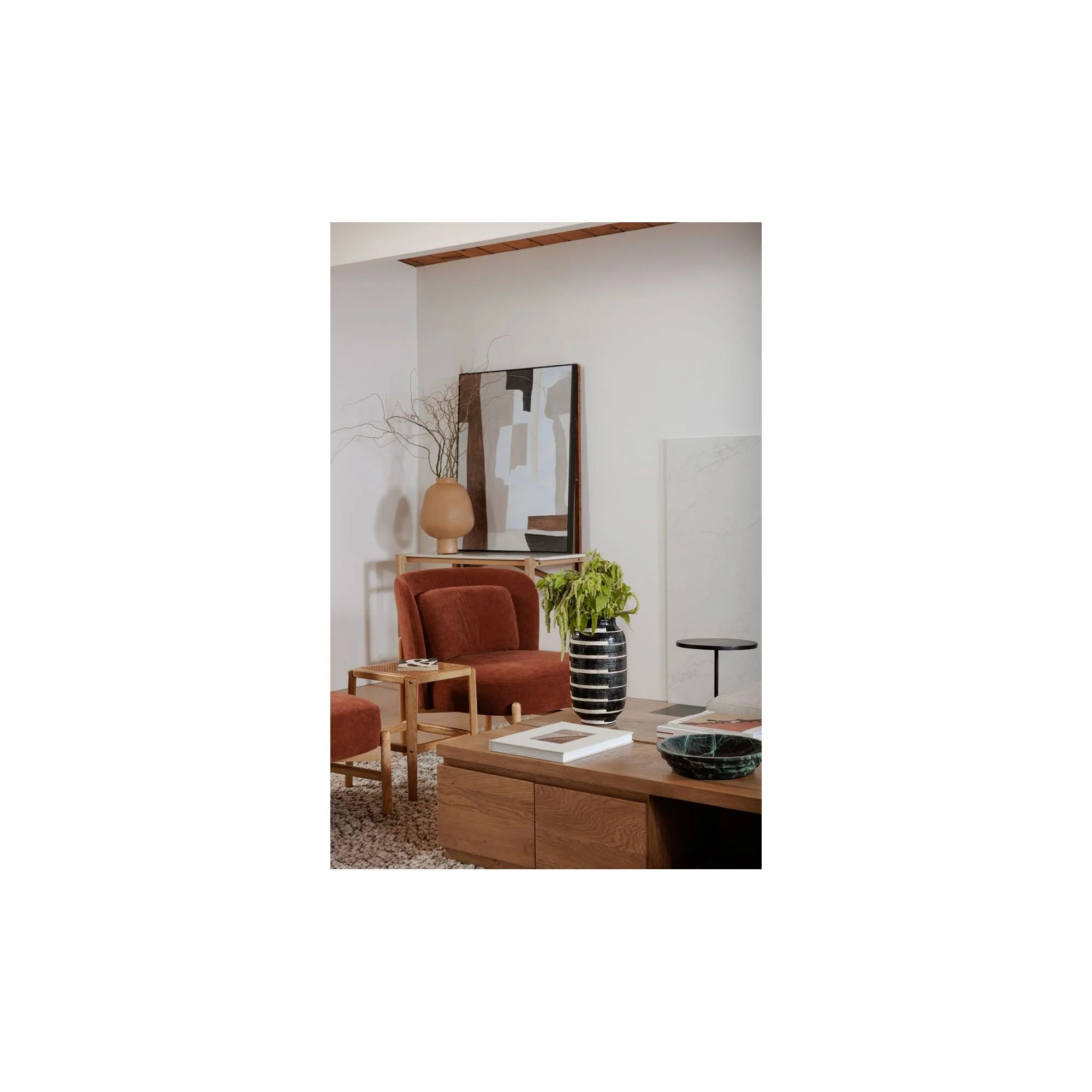 Moe's Home Oma Decorative Vessel Beige - Image 3