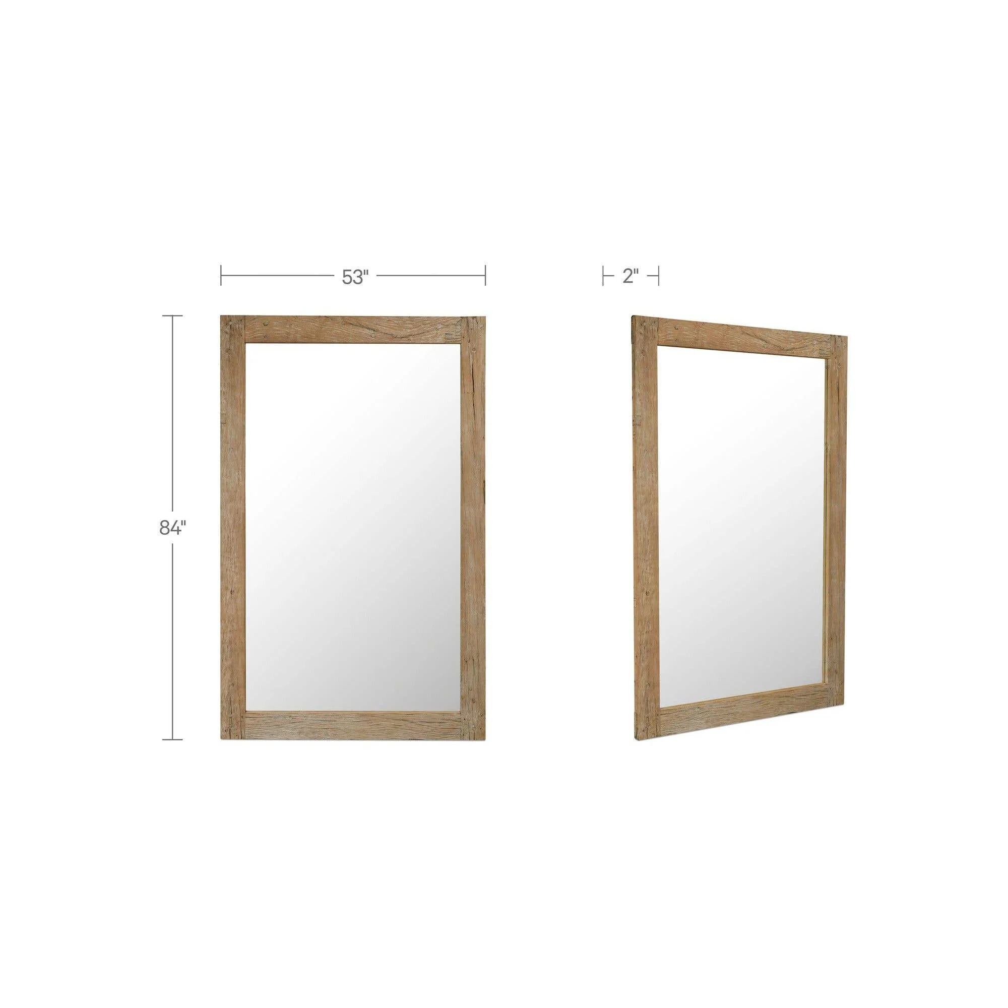 Moe's Home Orchard Reclaimed Wood Floor Mirror - Image 10