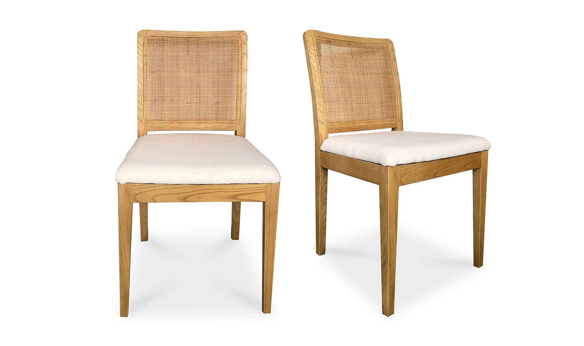 Moe's Home Orville Dining Chair Natural - Set Of Two - Image 4