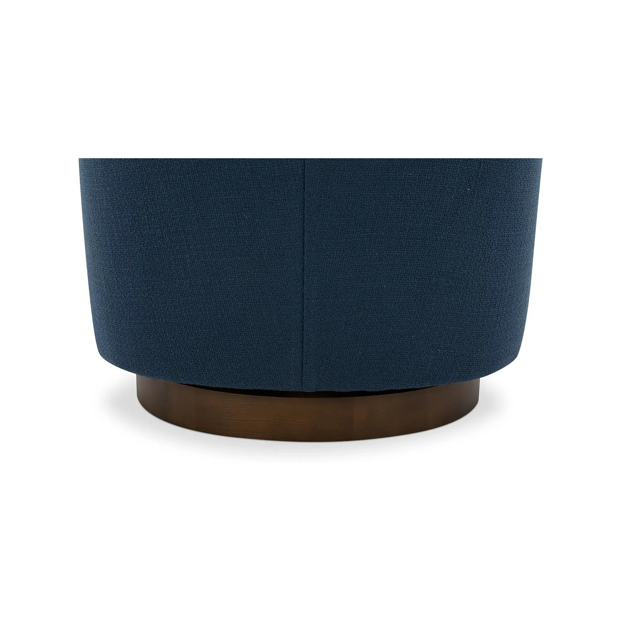 Moe's Home Collection Oscy Dark Atlantic Blue Swivel Chair - Image 12