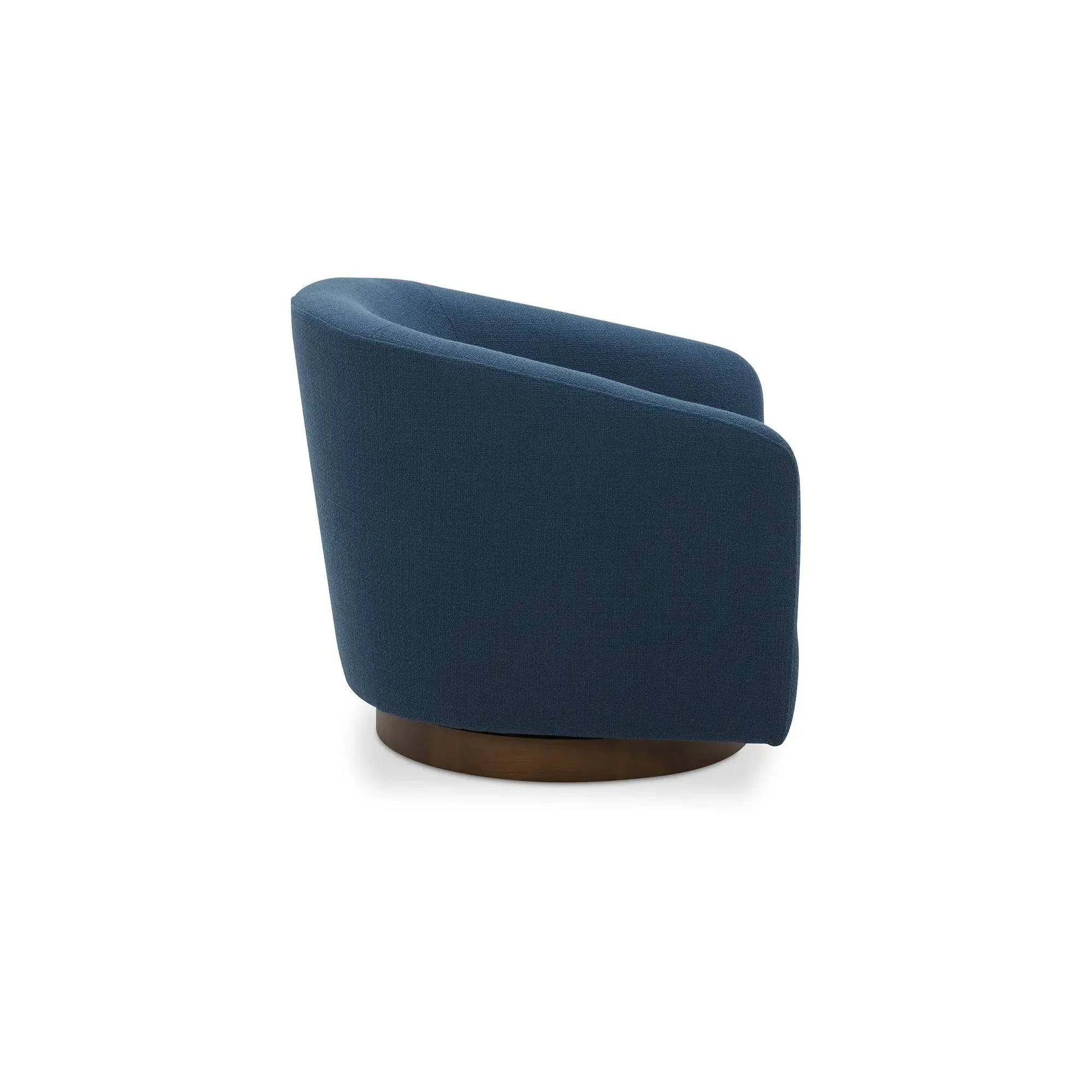 Moe's Home Collection Oscy Dark Atlantic Blue Swivel Chair - Image 8