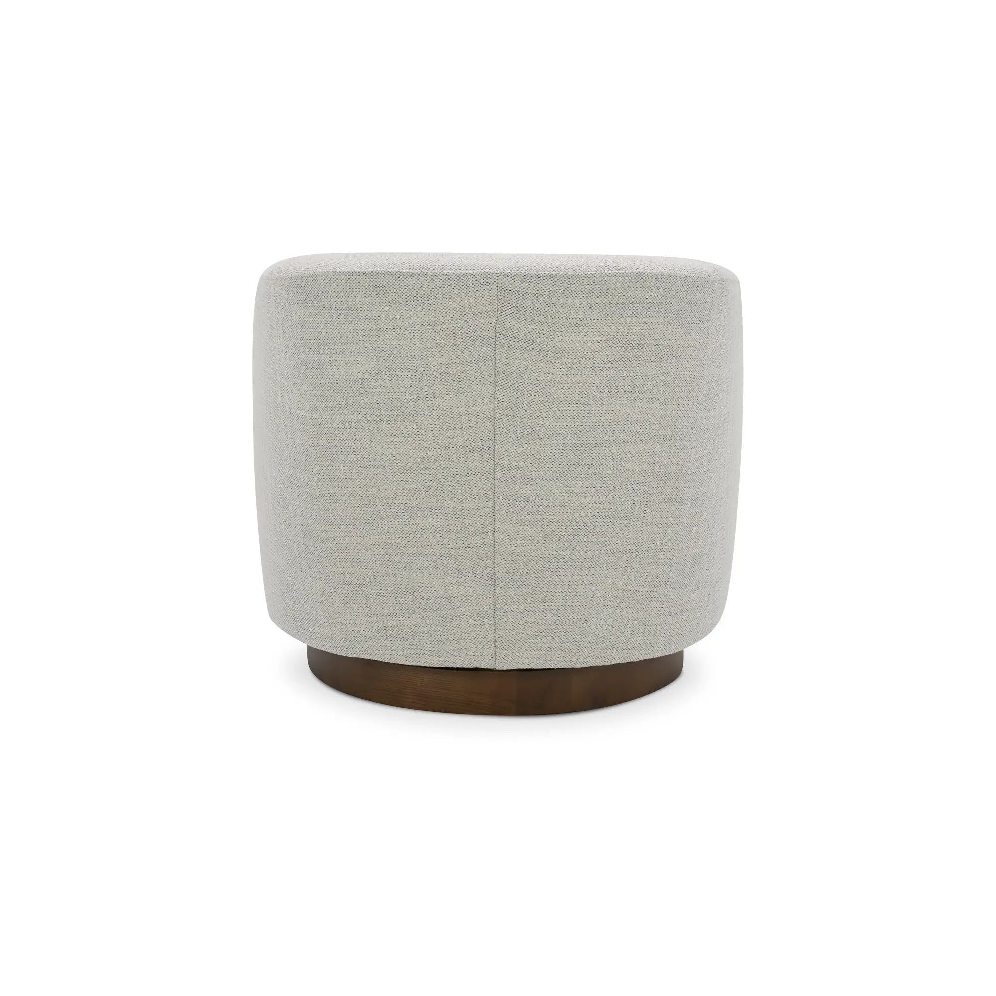 Moe's Home Collection Oscy White Swivel Chair - Image 10