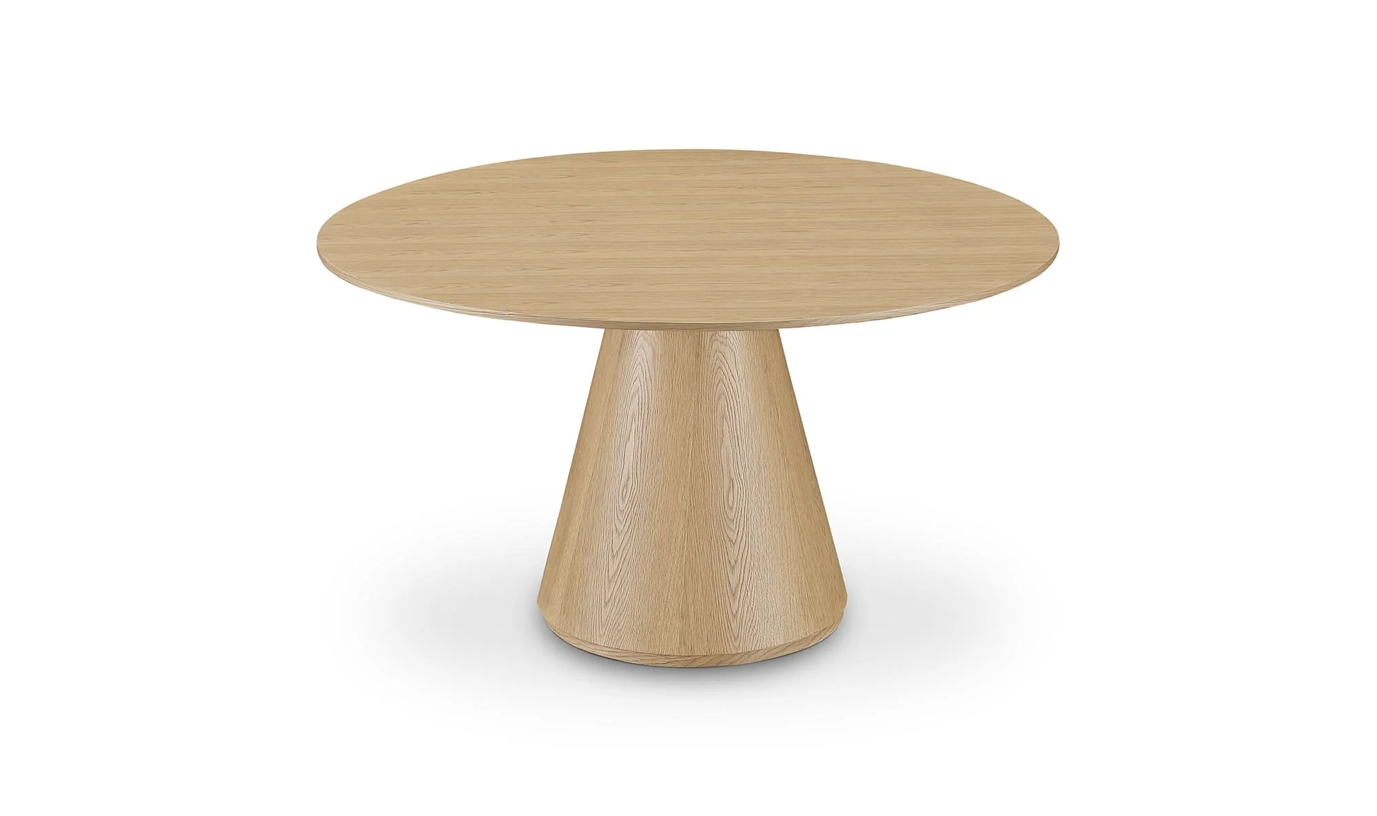 Moe's Home Otago 47In Round Dining Table Oak - Image 4