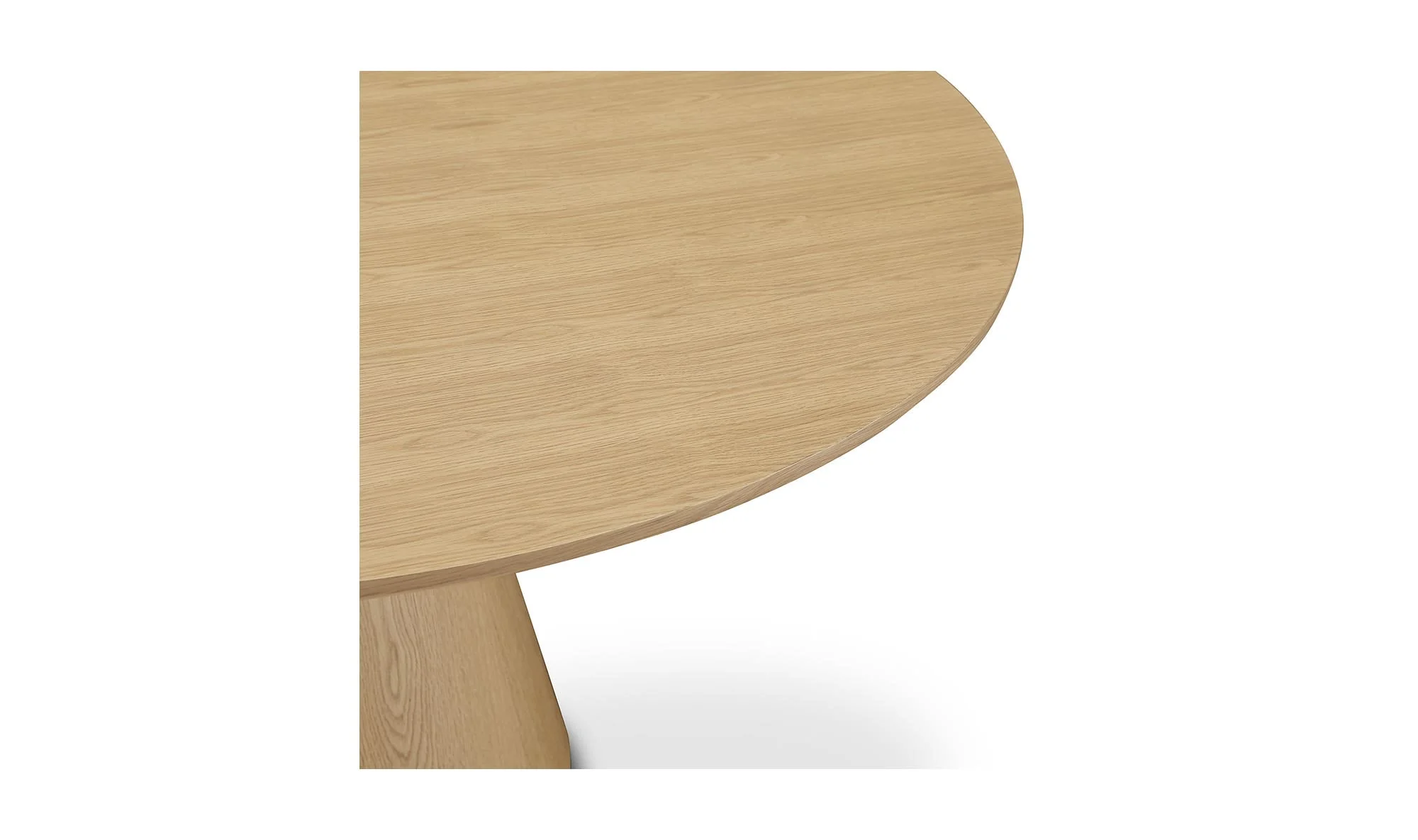 Moe's Home Otago 47In Round Dining Table Oak - Image 7