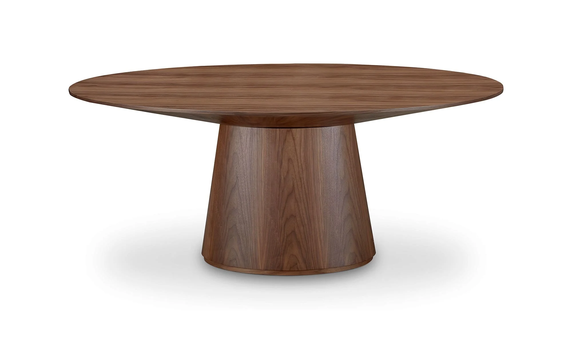 Moe's Home Otago Oval Dining Table Walnut Brown