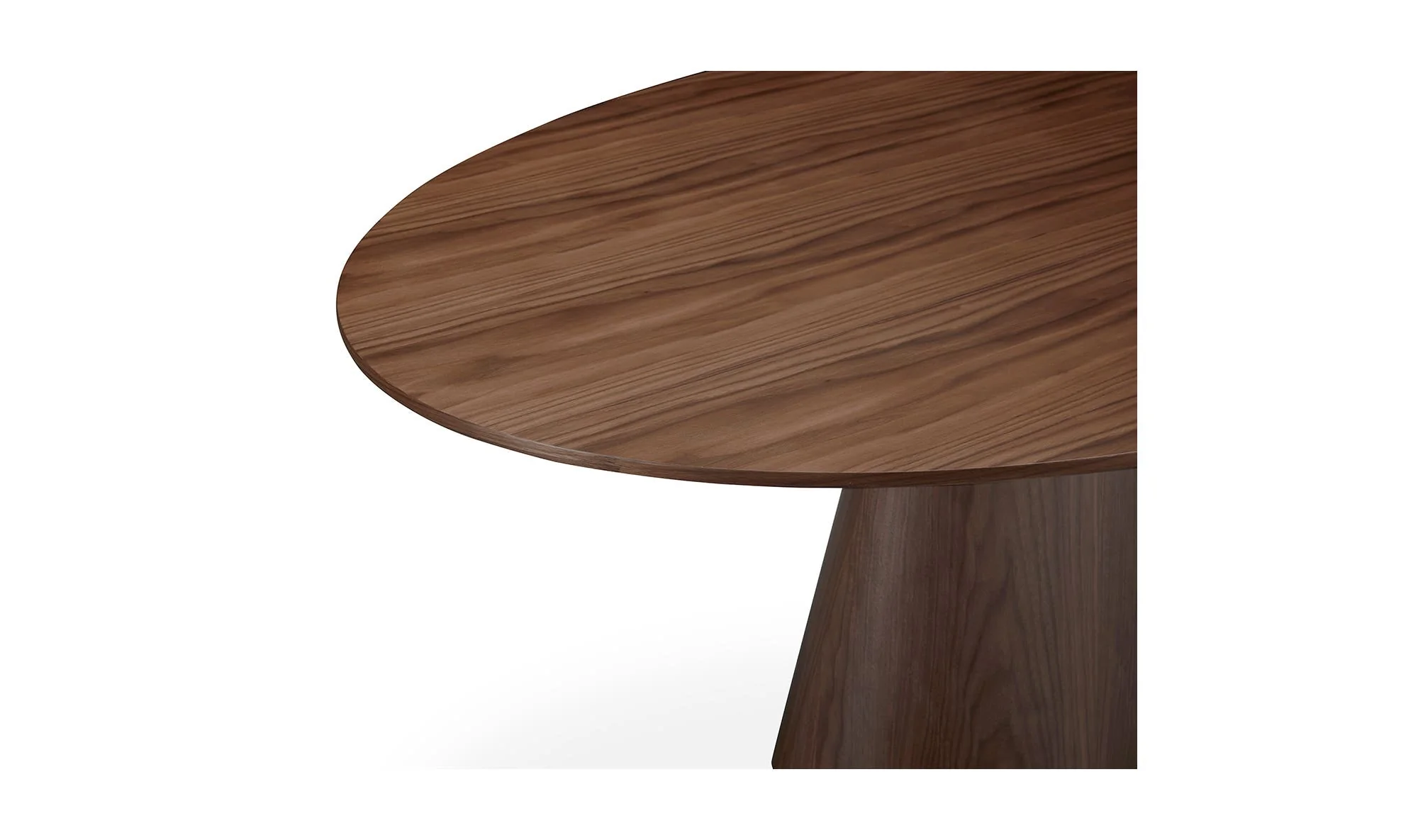 Moe's Home Otago Oval Dining Table Walnut Brown - Image 5