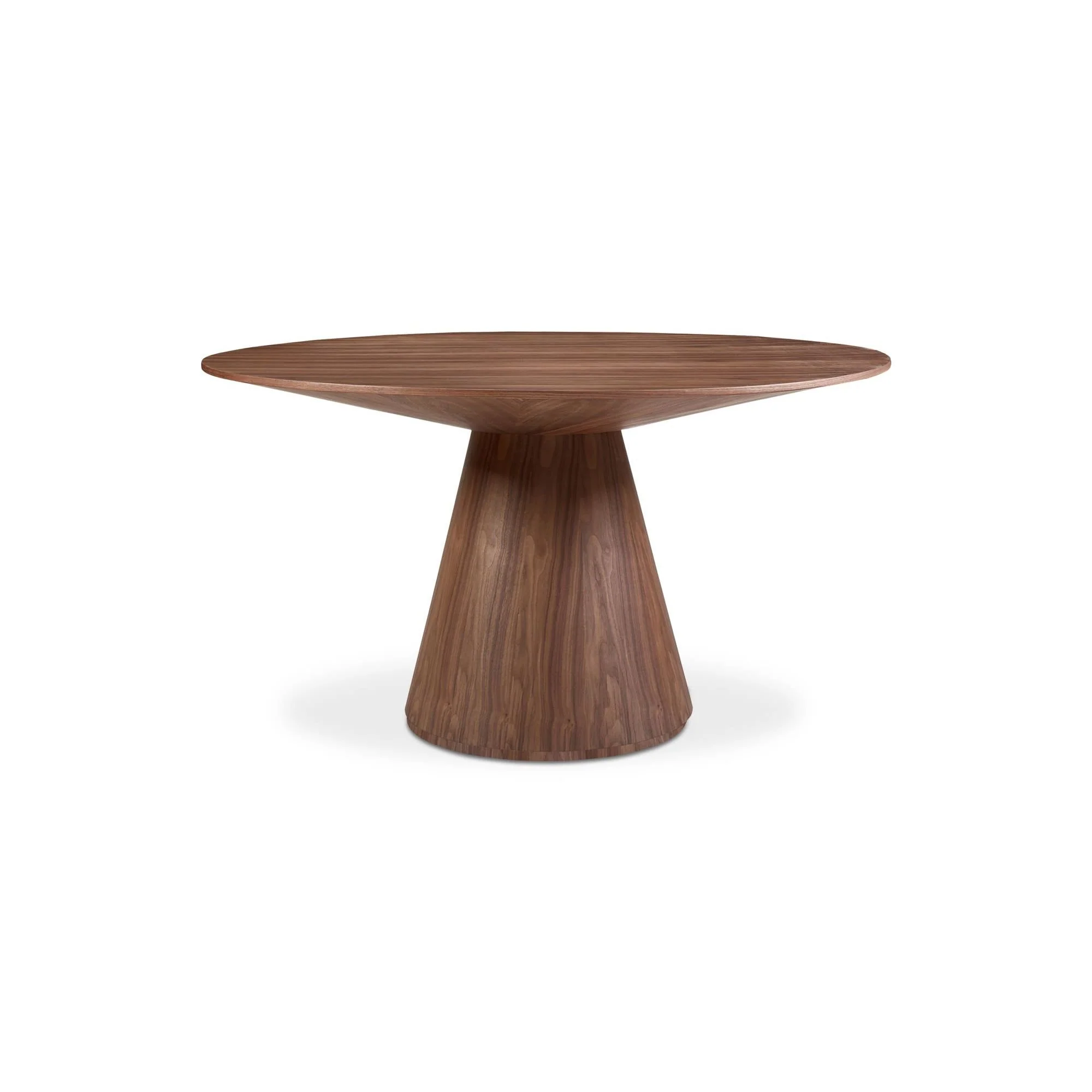 Moe's Home Otago Round 54In Dining Table Walnut Brown