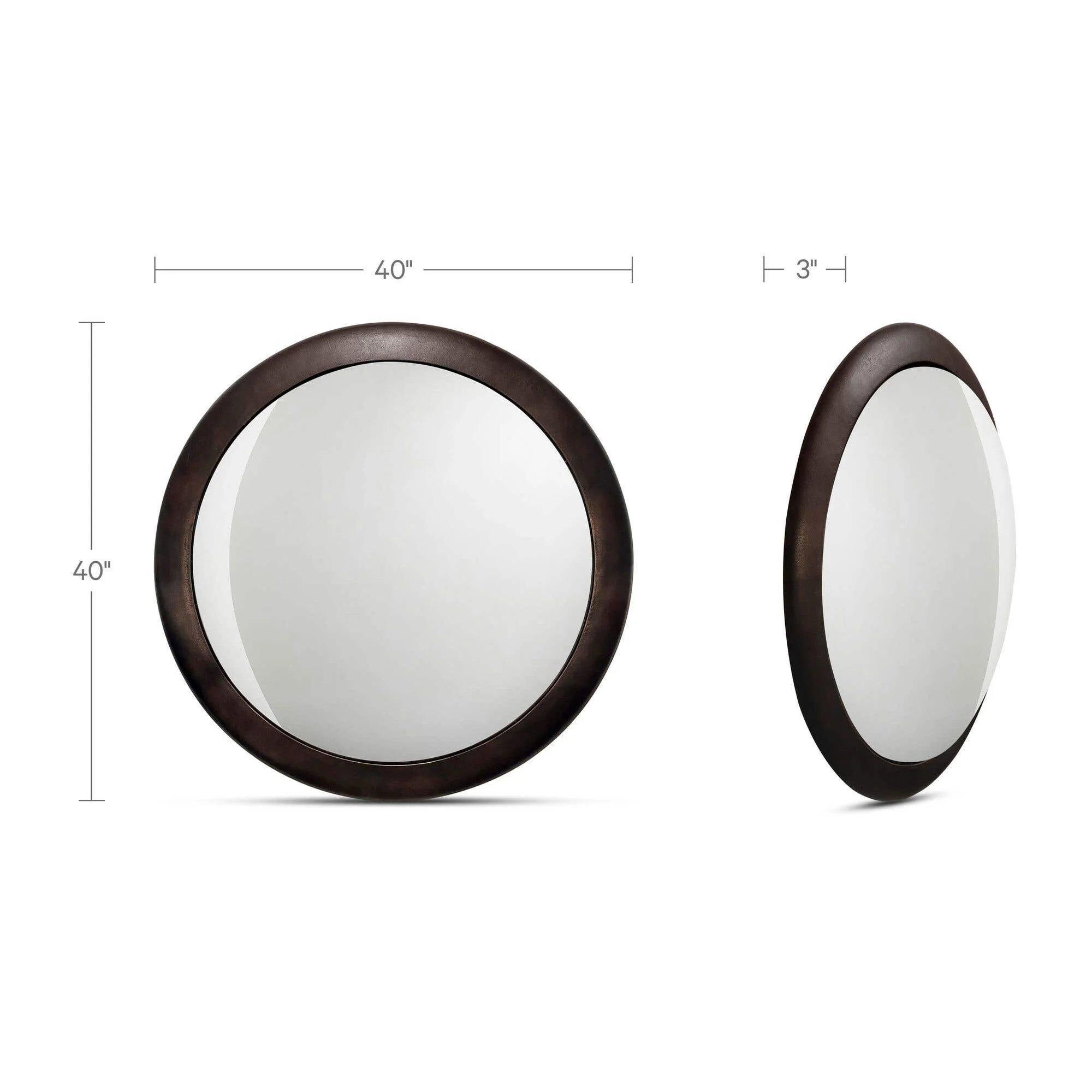 Moe's Home Otis Mirror Blackened Bronze - Image 7