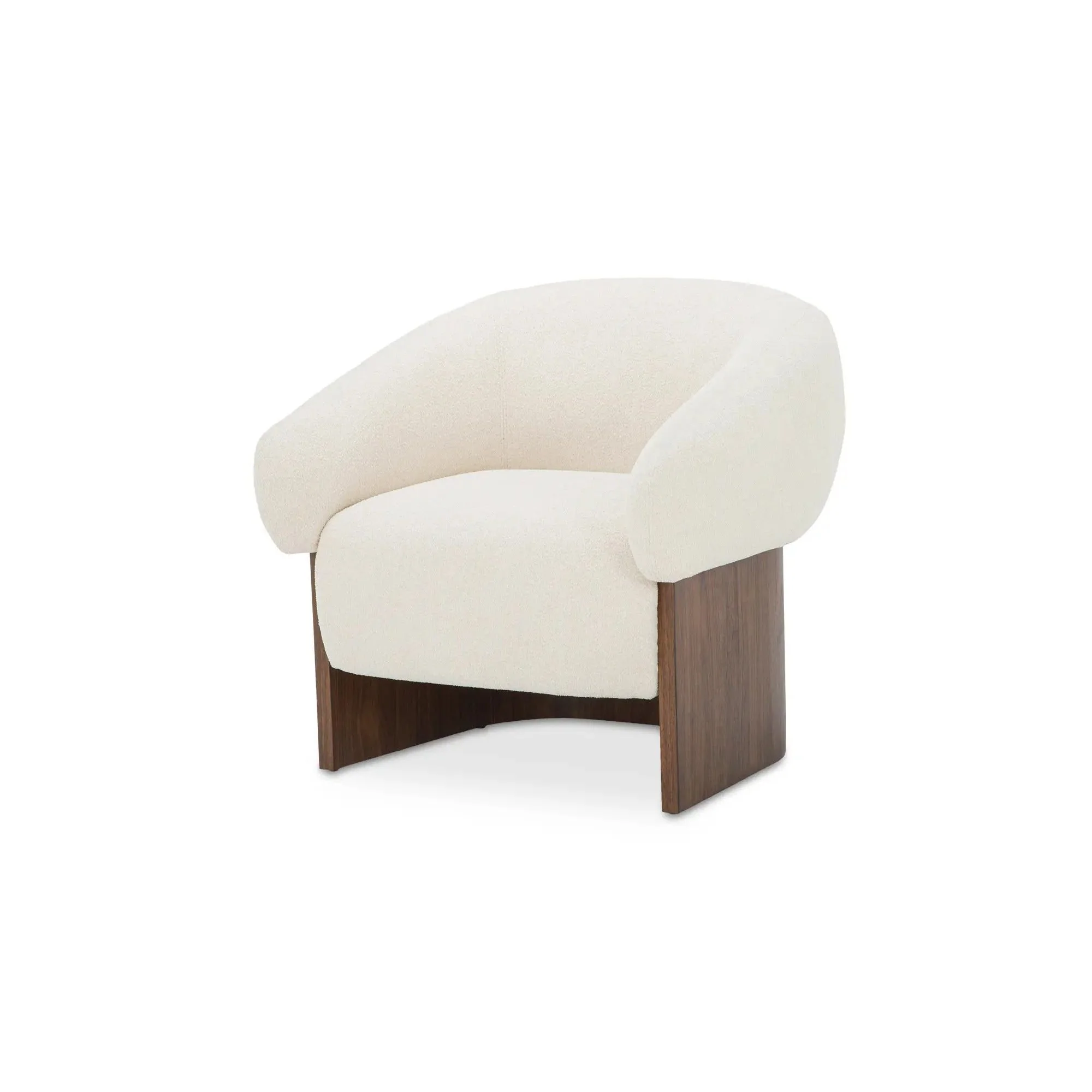 Moe's Home Collection Otto Flecked Cream Accent Chair - Image 6
