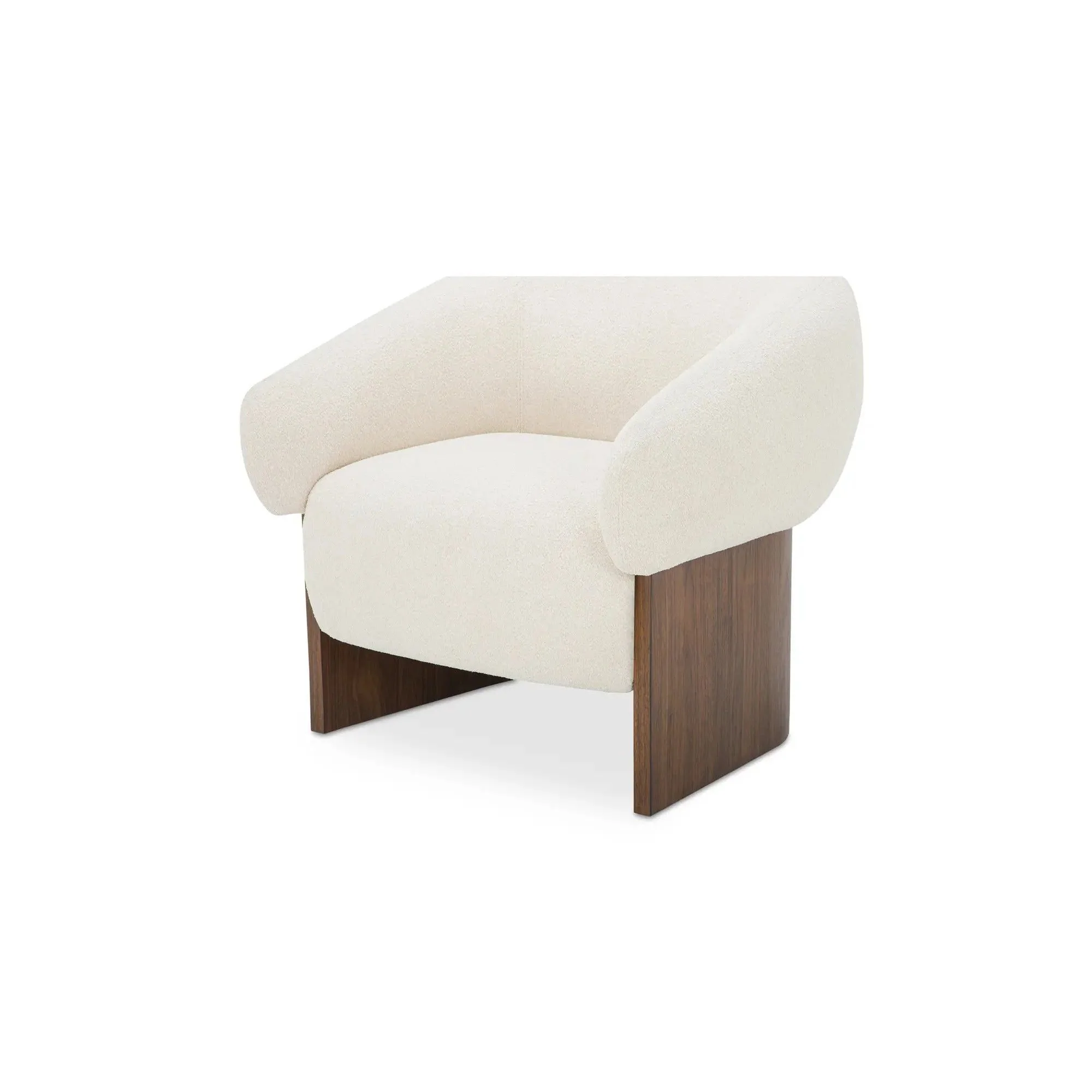 Moe's Home Collection Otto Flecked Cream Accent Chair - Image 9