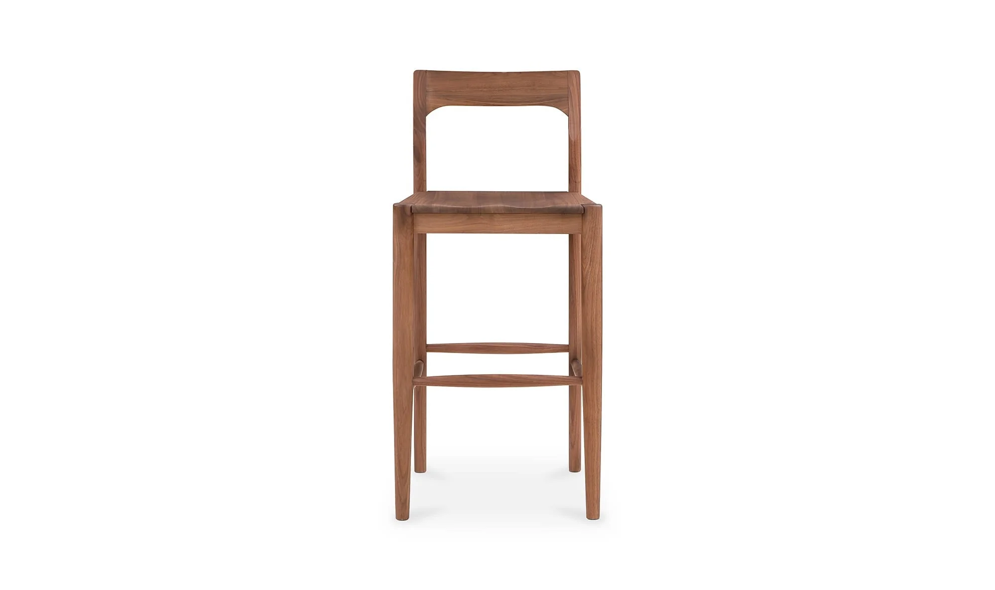 Moe's Home Owing Barstool Walnut Brown