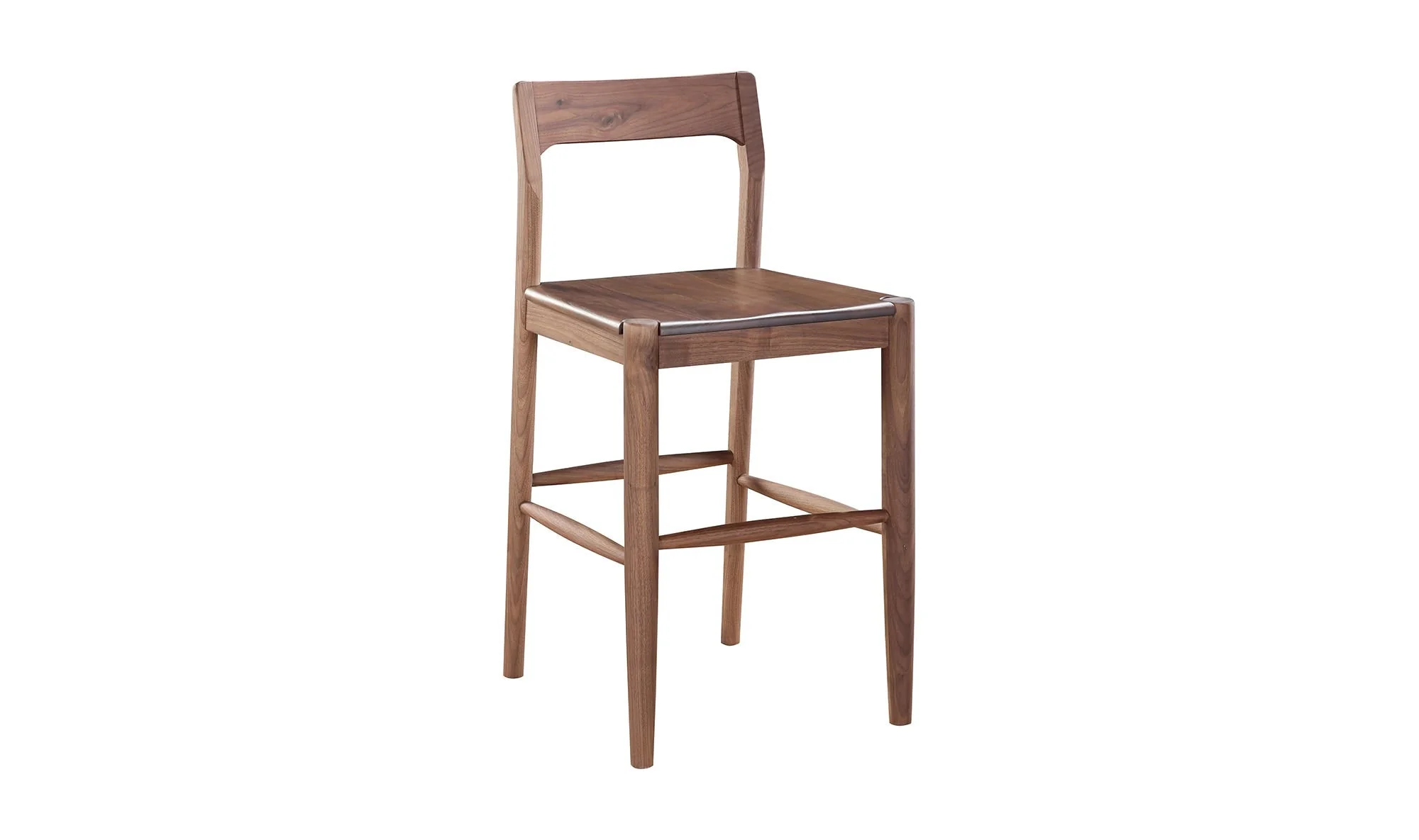 Moe's Home Owing Counter Stool Walnut Brown - Image 4