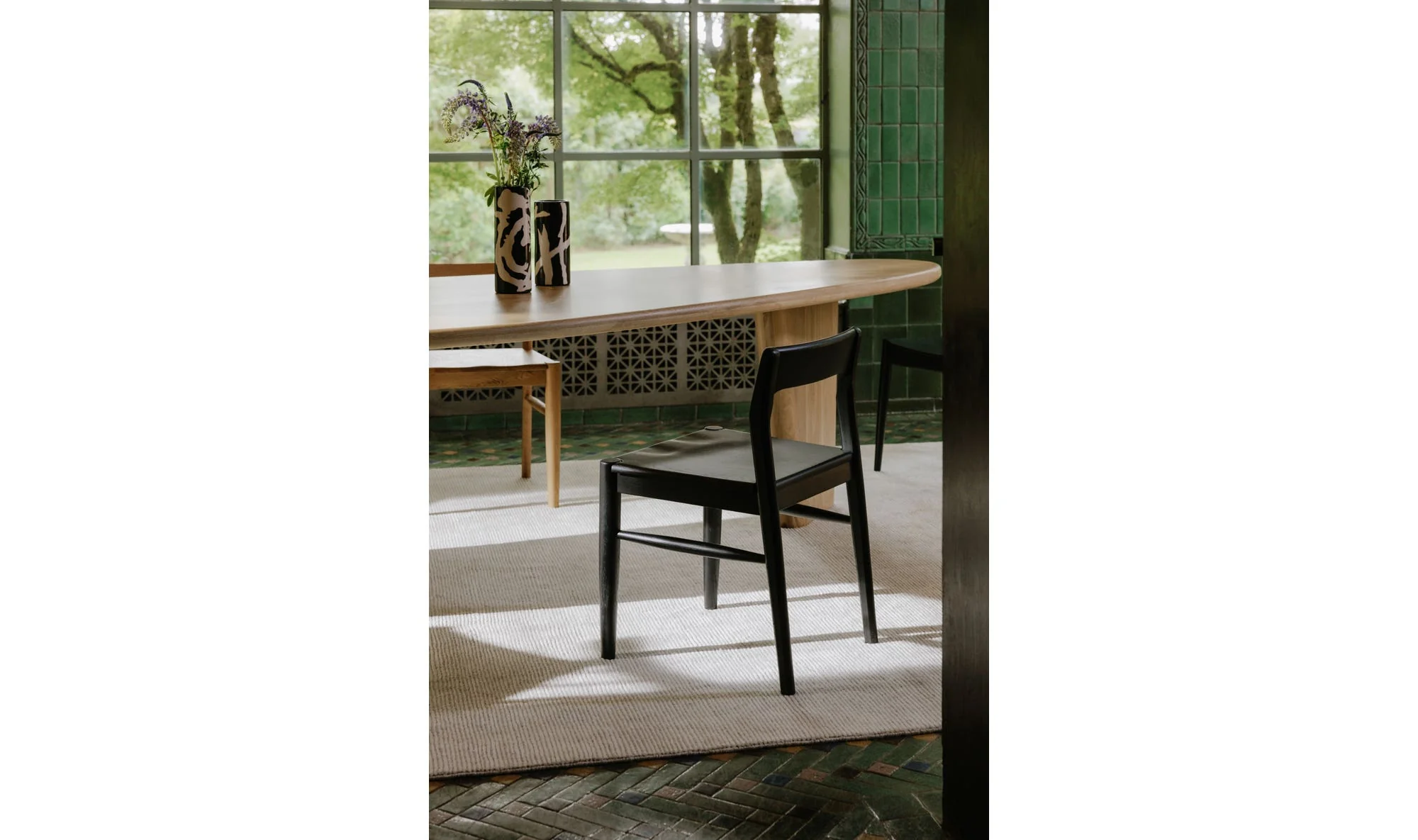 Moe's Home Owing Dining Chair Black - Set Of Two - Image 5