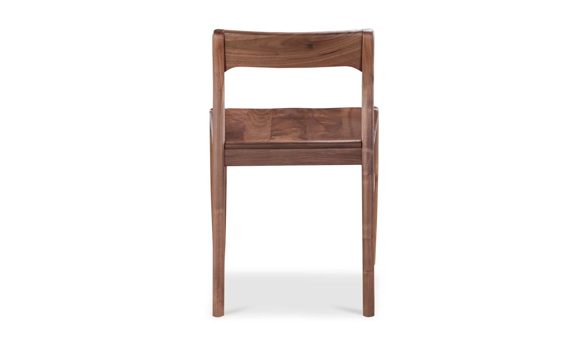 Moe's Home Owing Dining Chair Walnut Brown - Set Of Two - Image 5