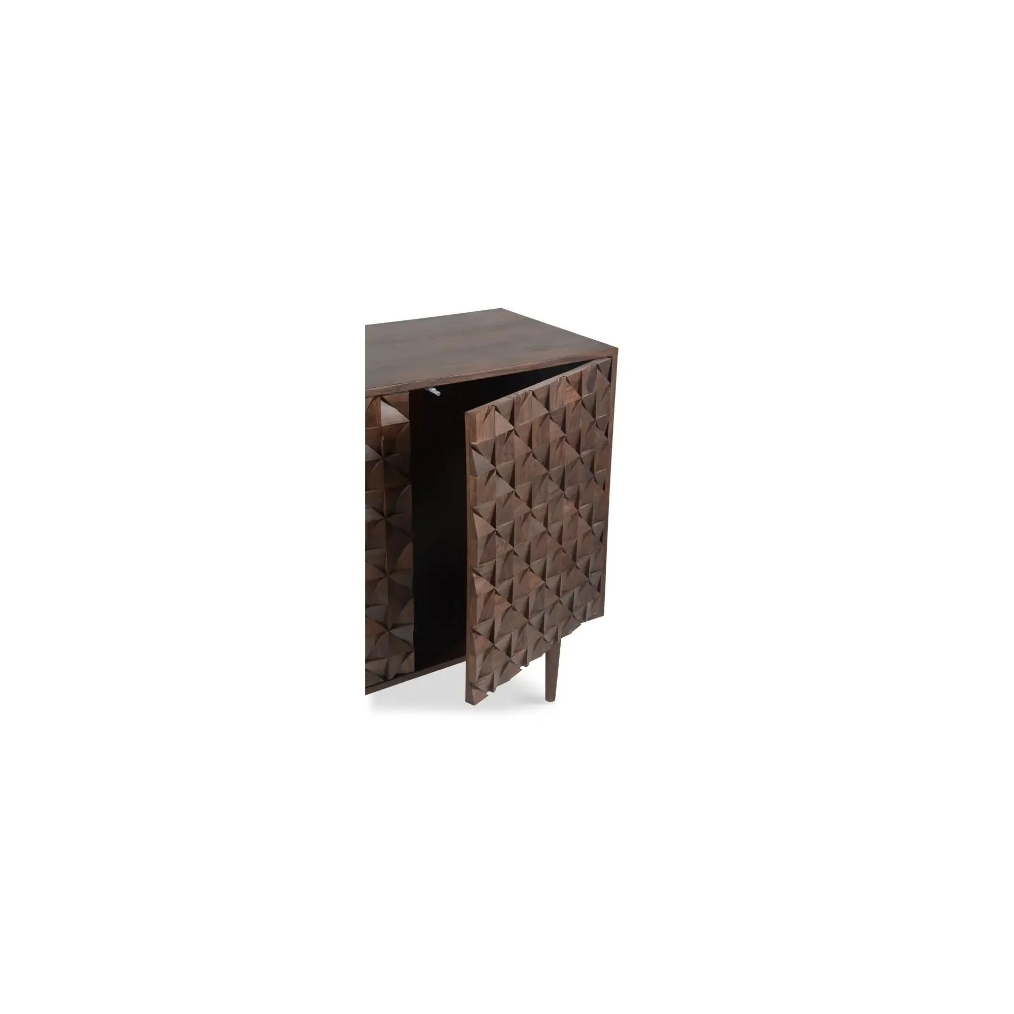 Moe's Home Collection Pablo Dark Brown 3 Door Sideboard - Image 6