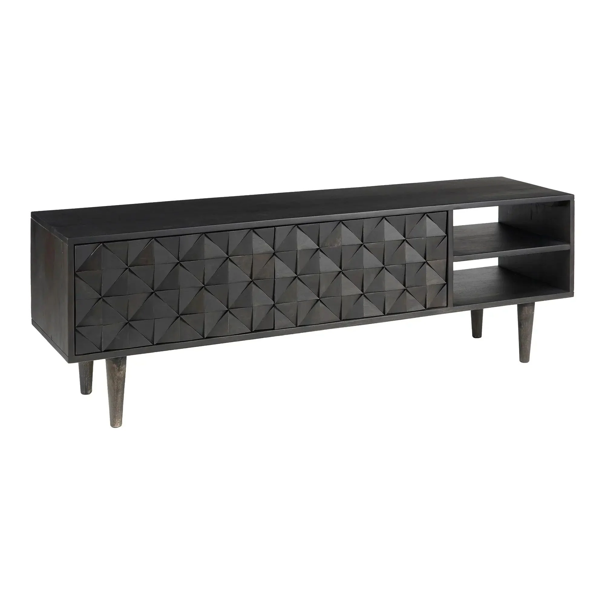Moe's Home Collection Pablo Black Entertainment Unit - Image 4