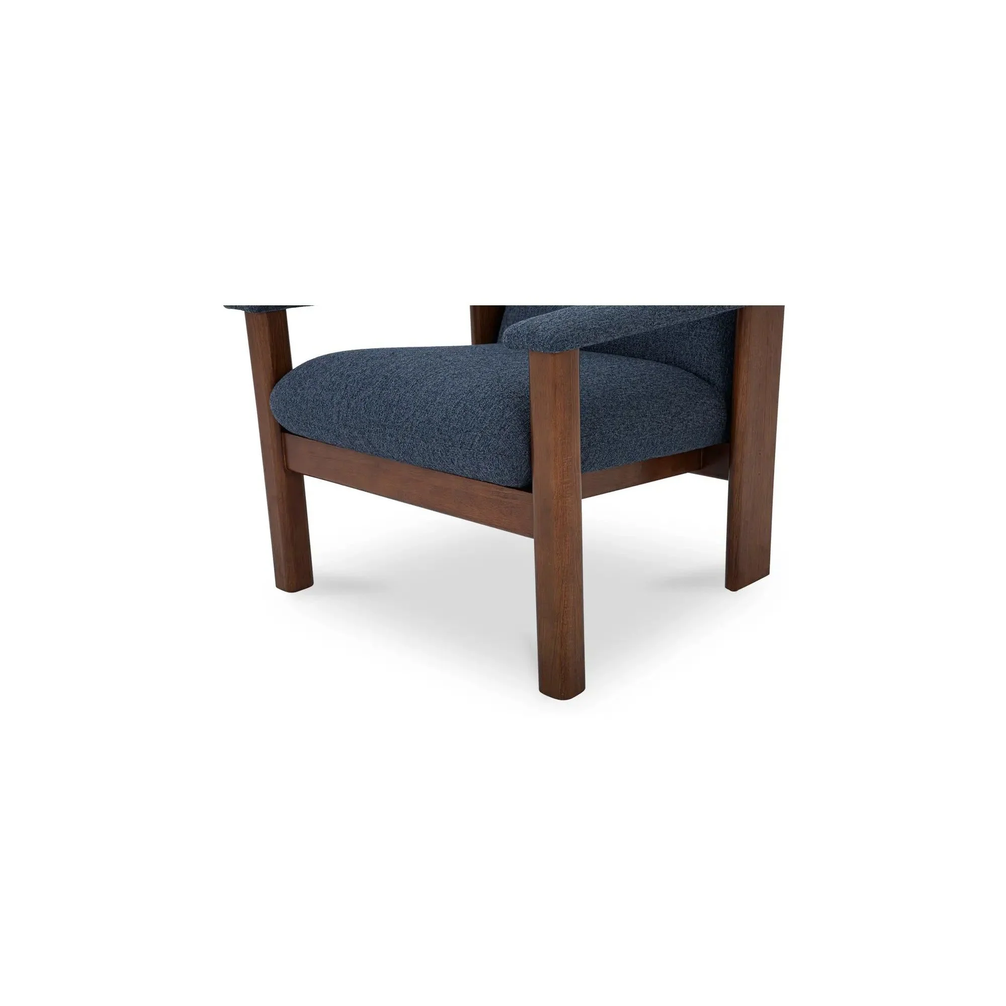Moe's Home Collection Parker Dark Blue Lounge Chair - Image 6